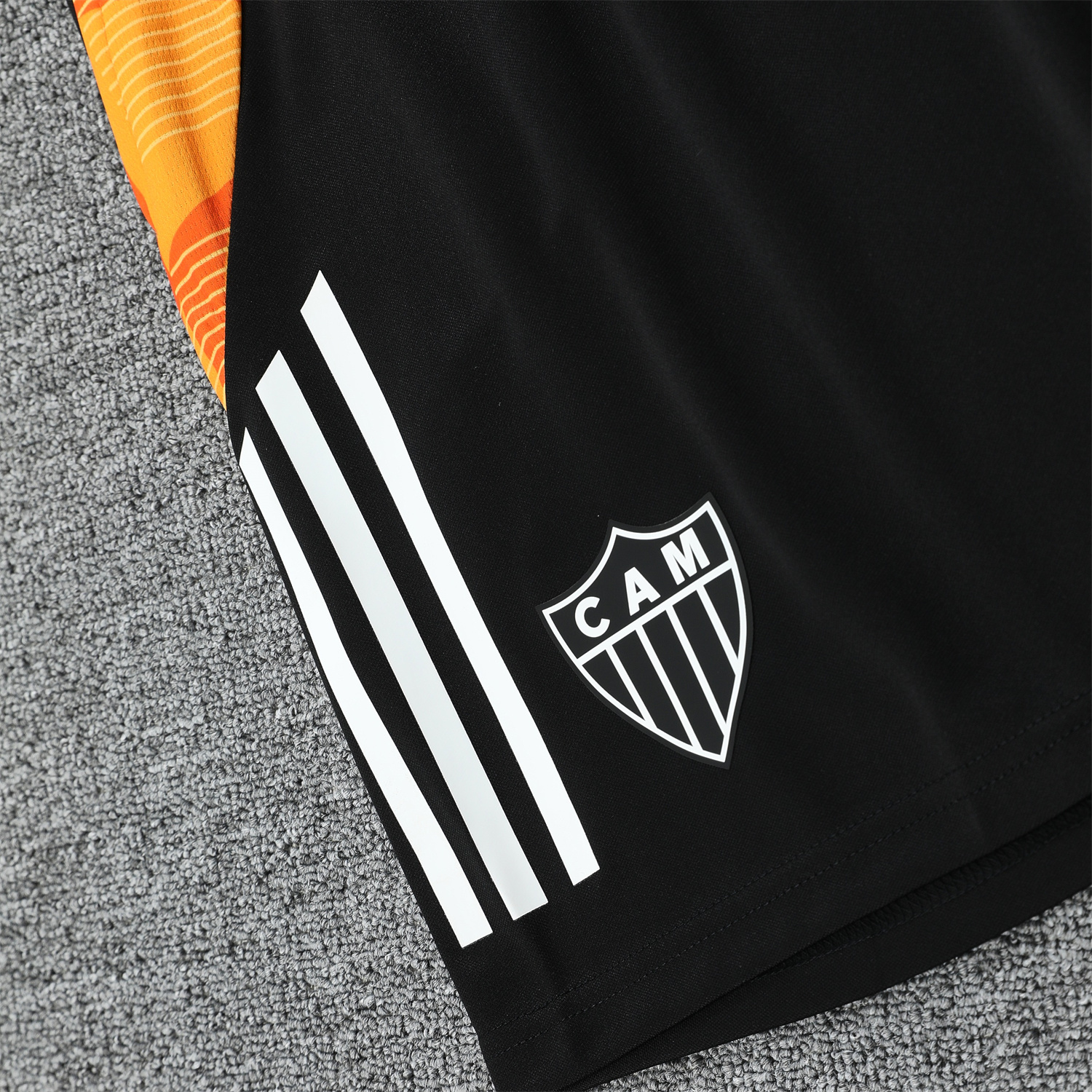AlphaJersey-Atletico Mineiro 25-26 Vest Training Set - Black Vest With Black Shorts