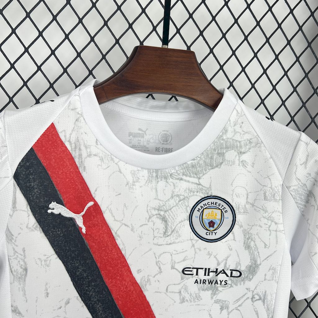 AlphaJersey-Manchester City 25-26 Away Kids Kit