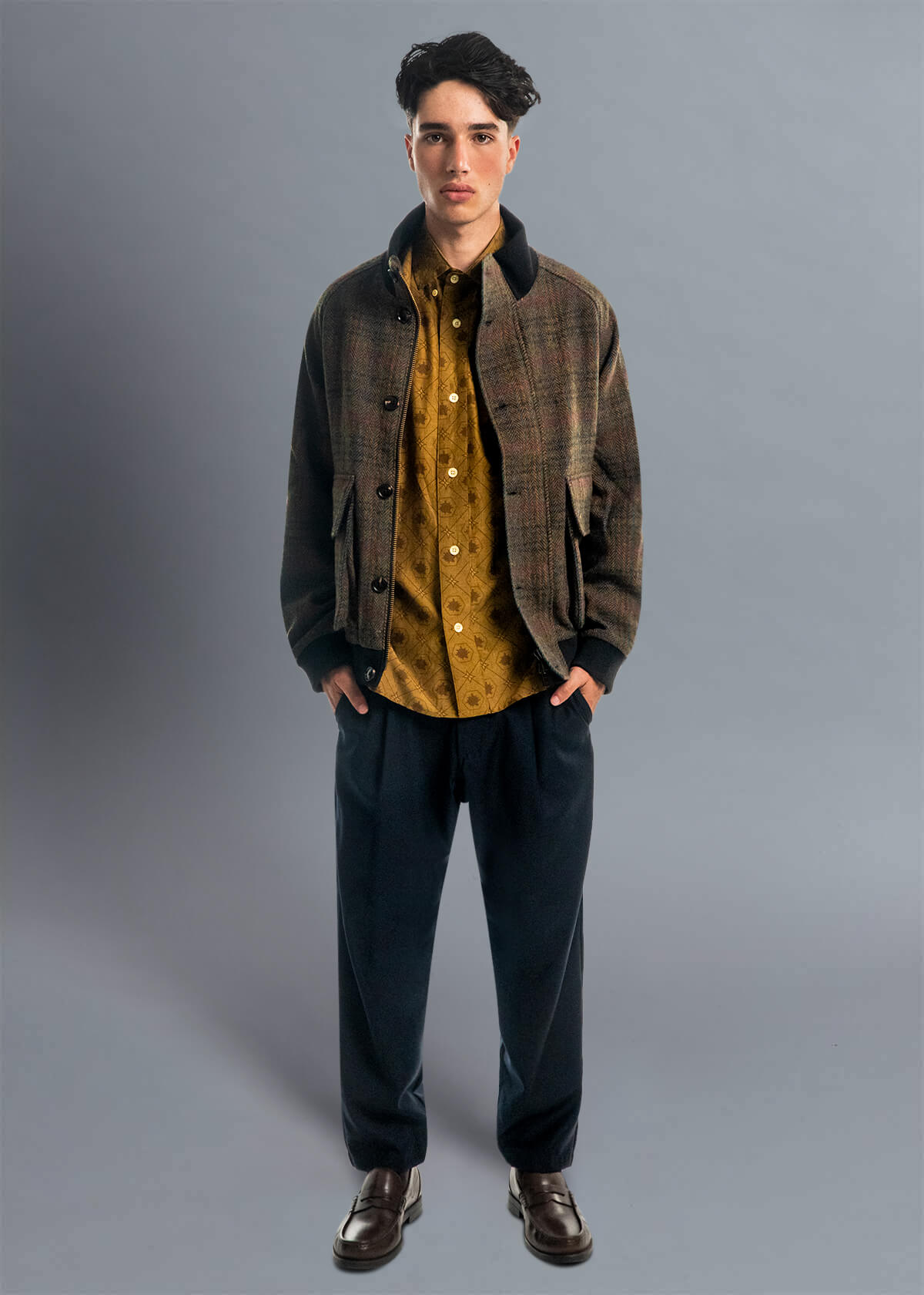 Dot Motif Silk Blend | Modern Menswear by yycbvcnbmmnbm