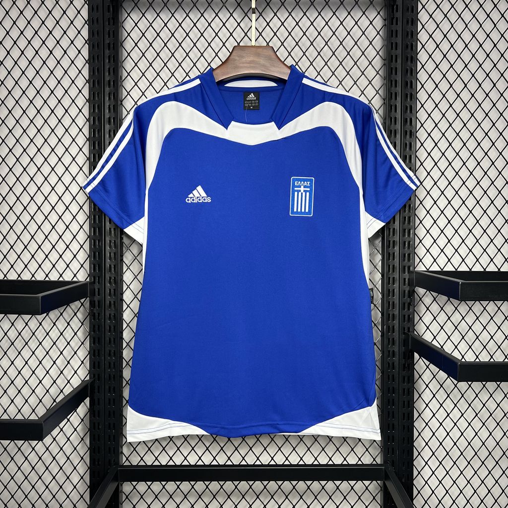 AlphaJersey-Retro Greece 2004 Home Stadium Jersey