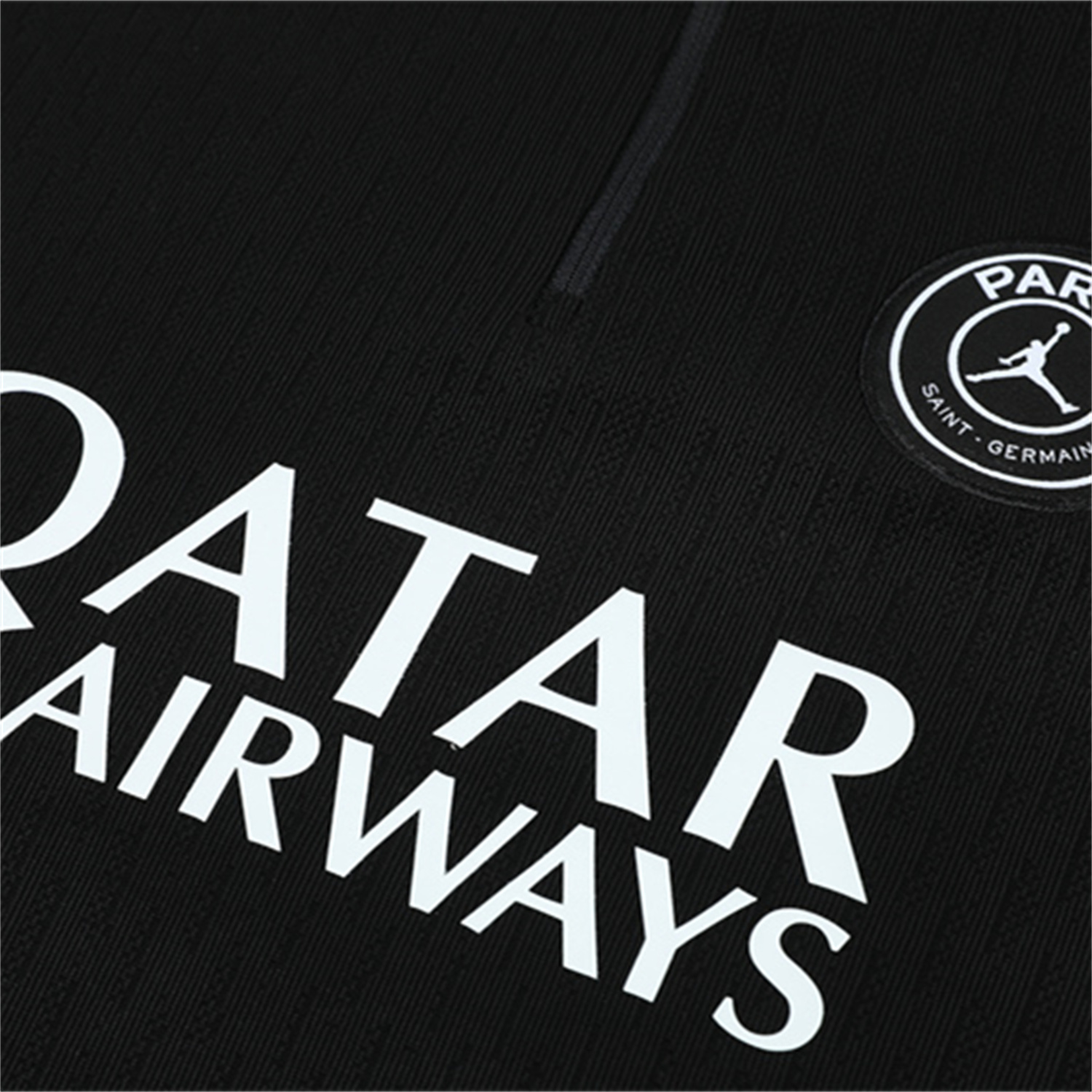 AlphaJersey-Paris Saint-Germain PSG 25-26 Jordan Kids Long Sleeve Training Set - Pure Black Top & Pants