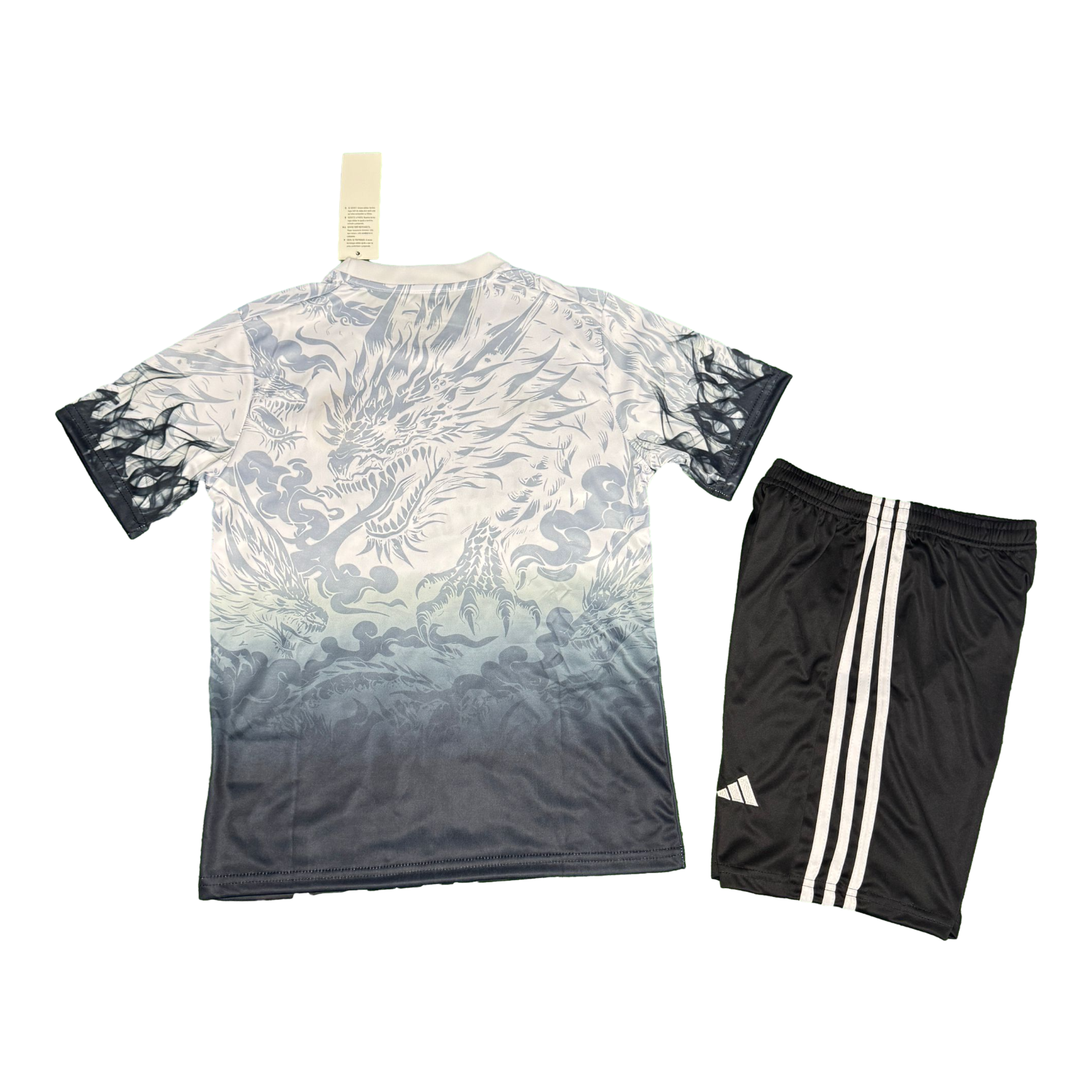 AlphaJersey-Real Madrid 25-26 Green Fire Black Dragon White Special Kids Kit