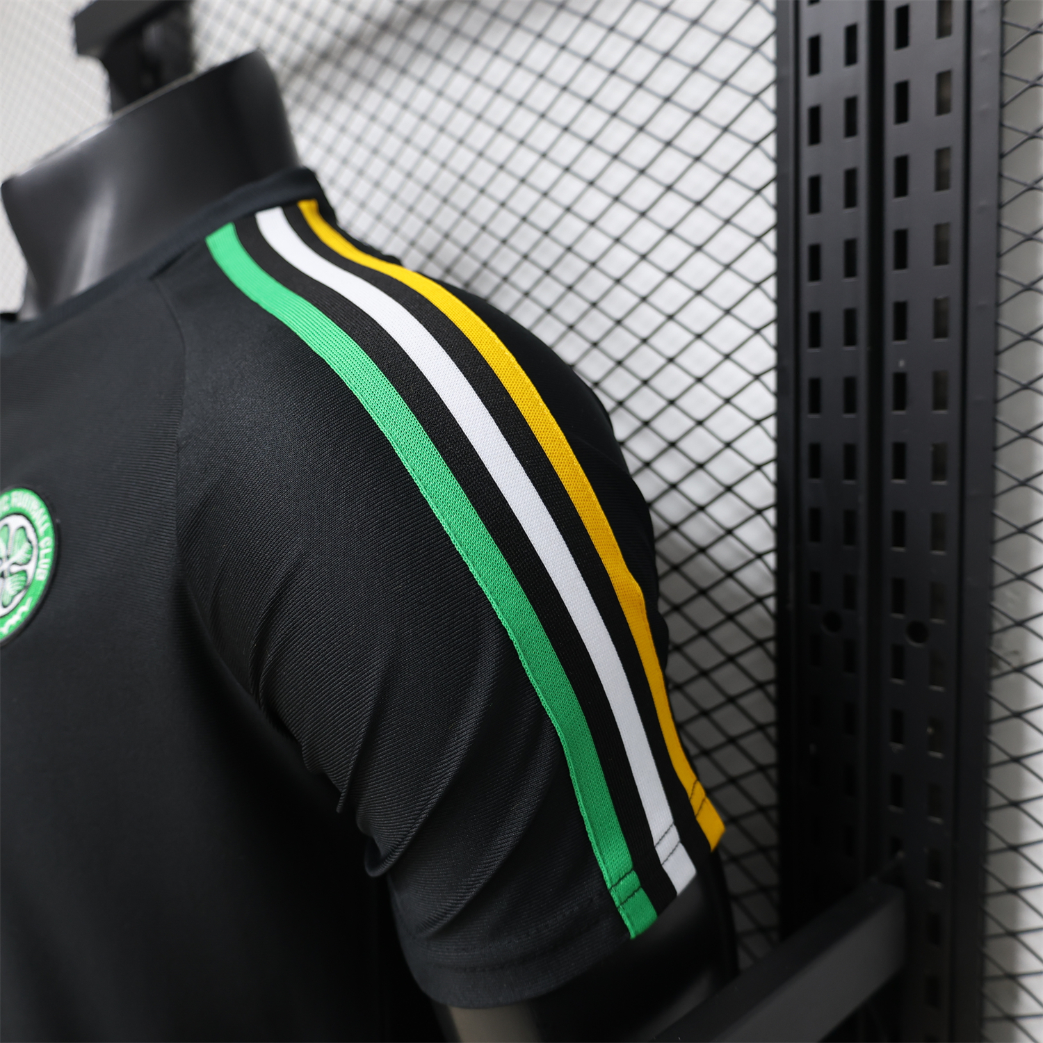 AlphaJersey-Celtic 25-26 Retro Style Casual Black Jersey - Player Version