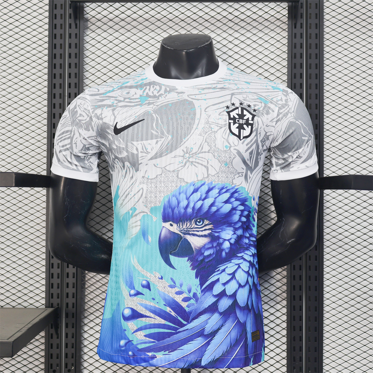 AlphaJersey-Brazil 2025 Blue Macaw Special Edition Jersey - Player Version