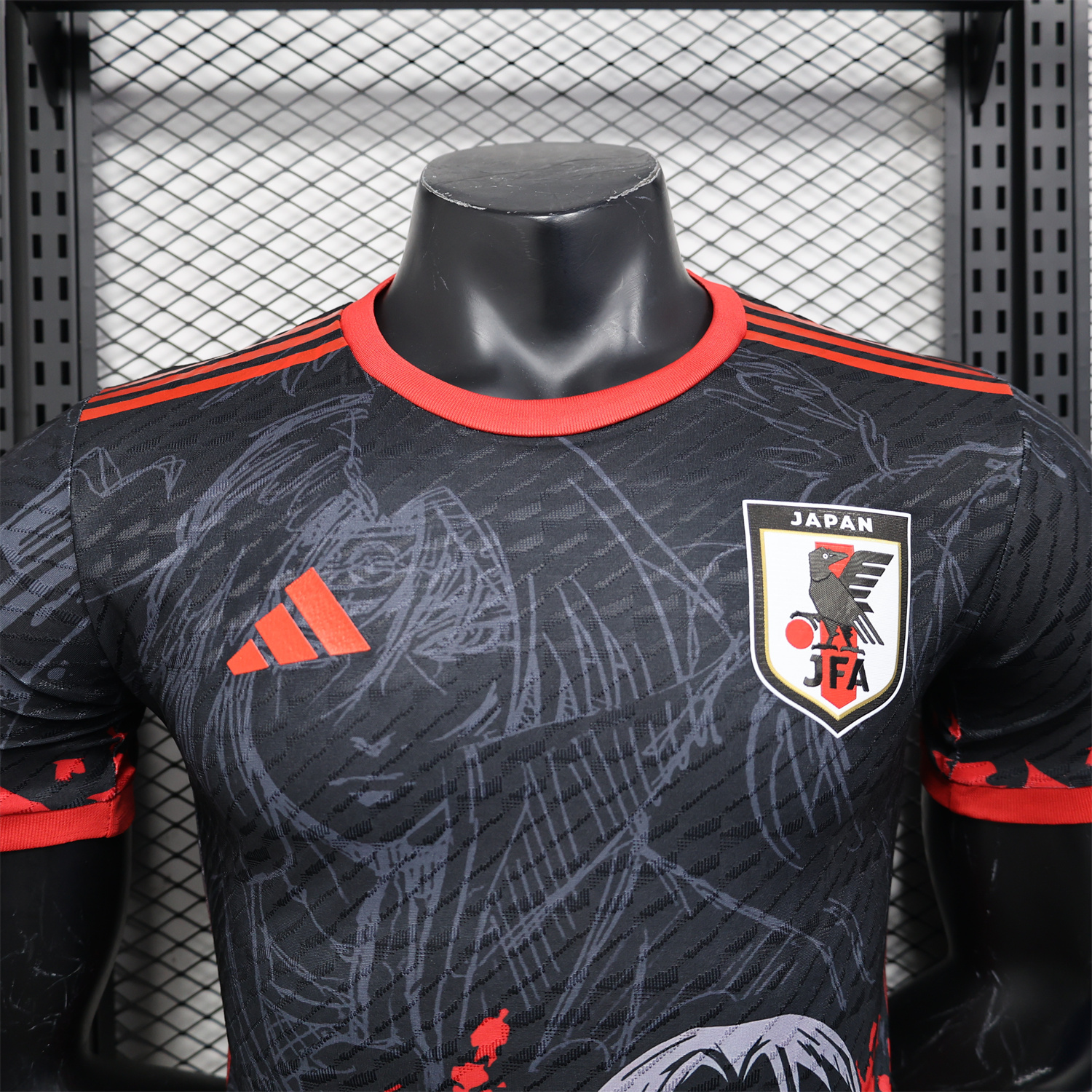 AlphaJersey-Japan 25-26 Uchiha Itachi Amaterasu Special Edition Jersey - Player Version