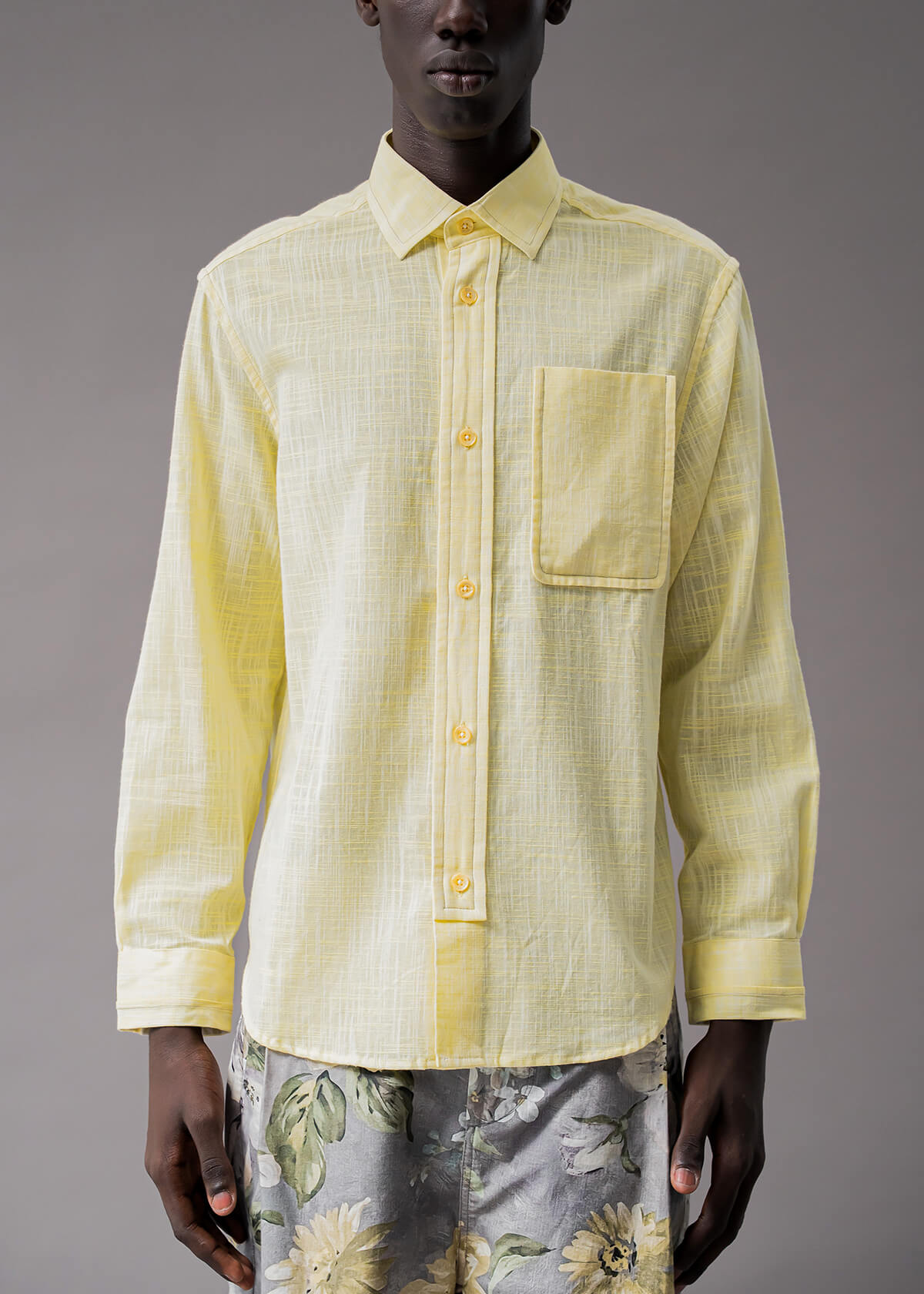 Feather Cross-X Yellow | Modern Menswear by yycbvcnbmmnbm