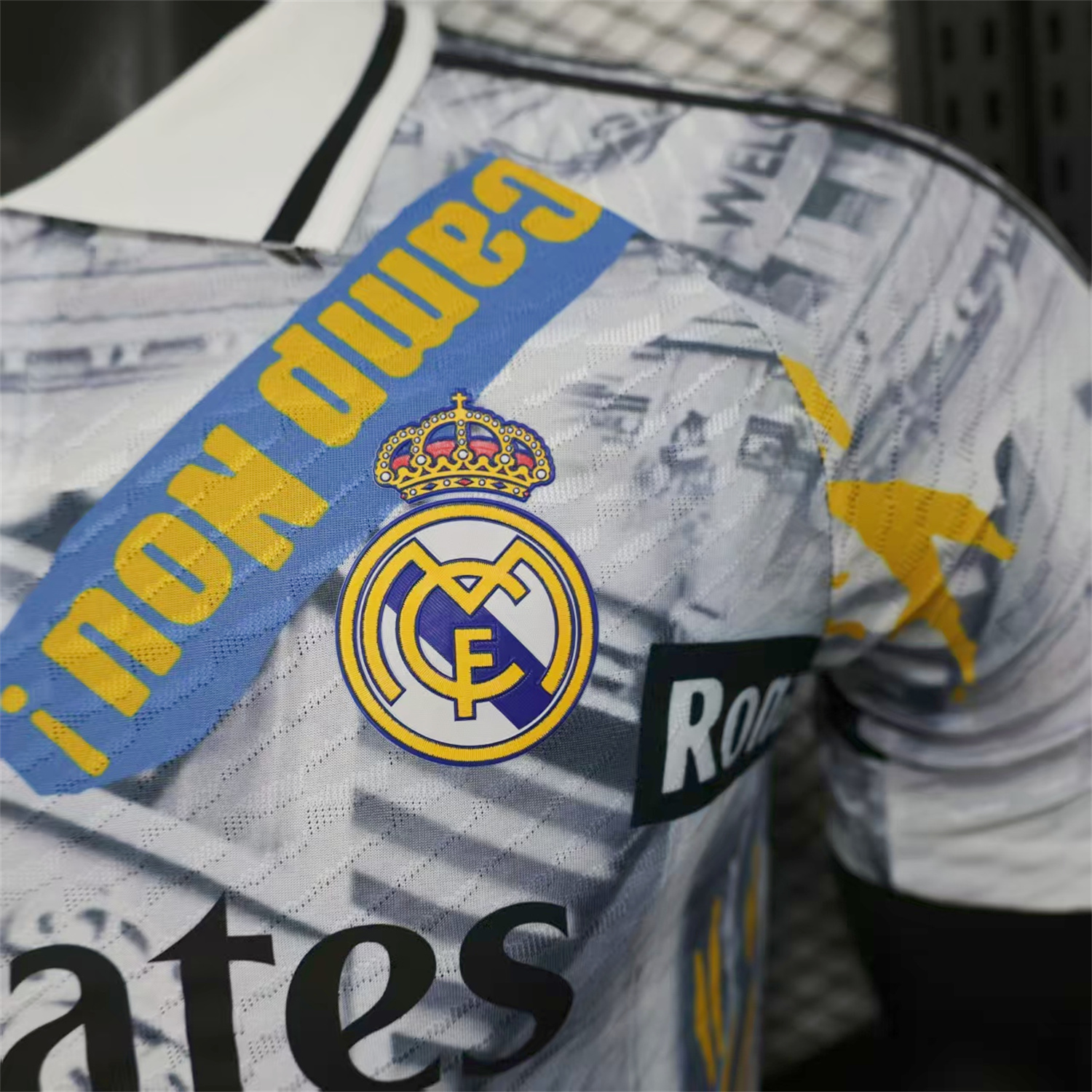 AlphaJersey-Real Madrid 25-26 Capture Of Camp Nou POLO White Special Jersey - Player Version