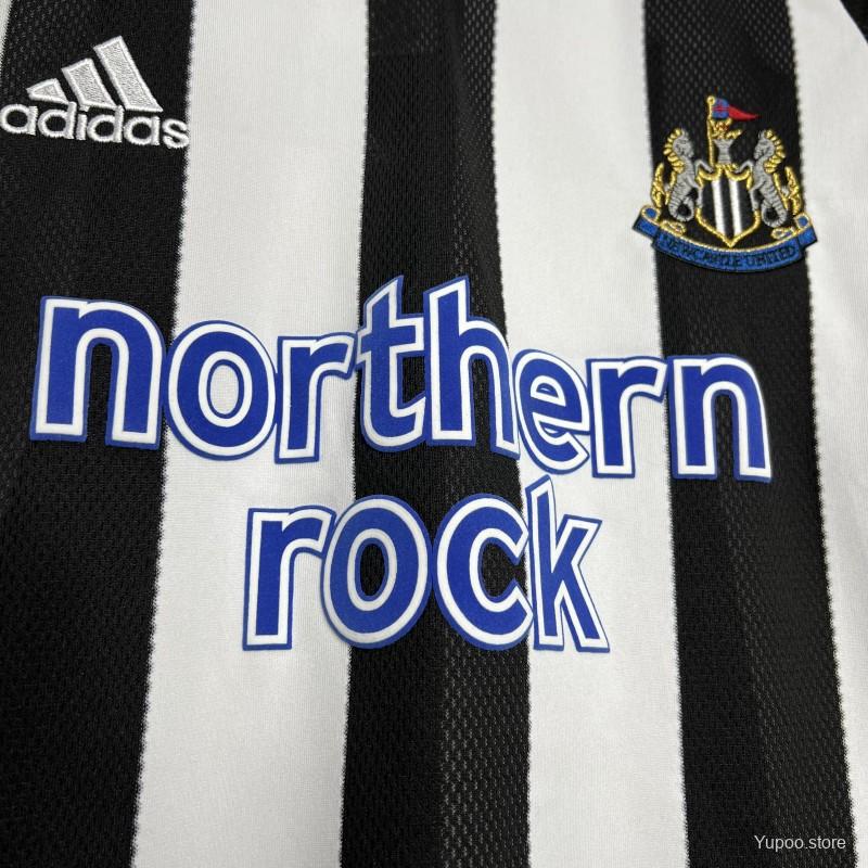 AlphaJersey-Retro Newcastle United 2003-05 Home Long Sleeve Jersey