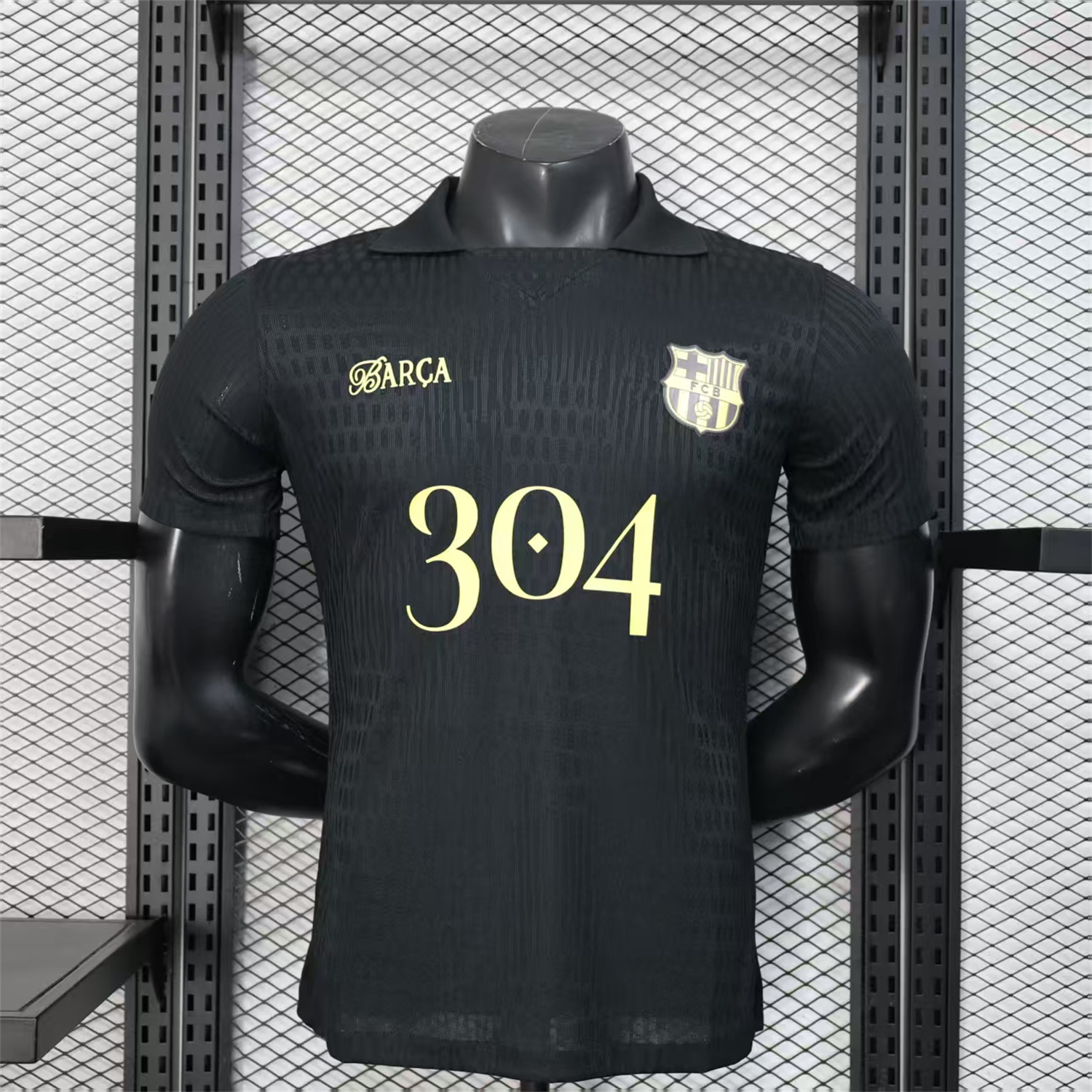 AlphaJersey-Barcelona 25-26 304 Black Special Jersey - Player Version