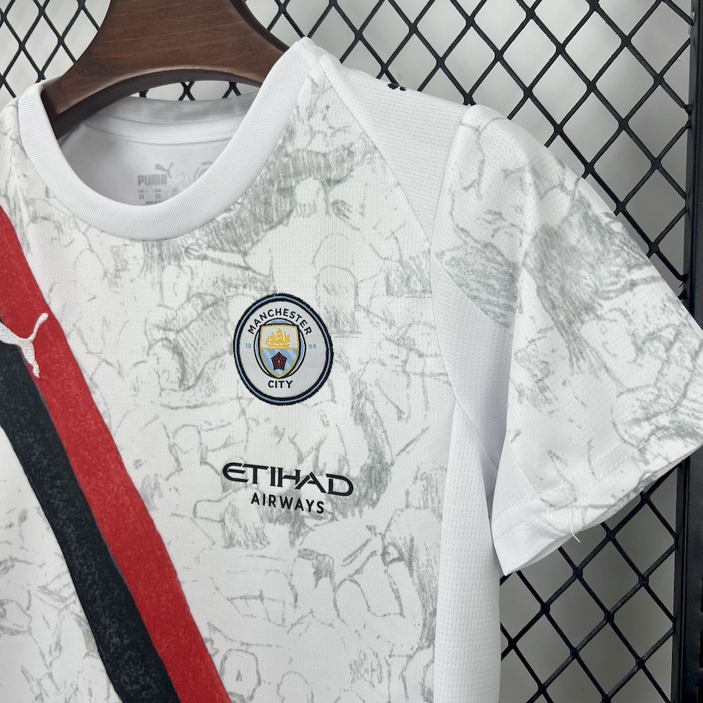 AlphaJersey-Manchester City 25-26 Away Kids Kit