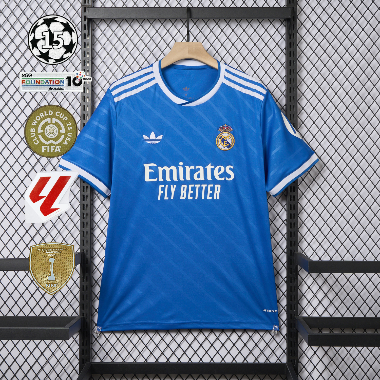 AlphaJersey-Real Madrid 25-26 Third Blue Jersey - Fans Version