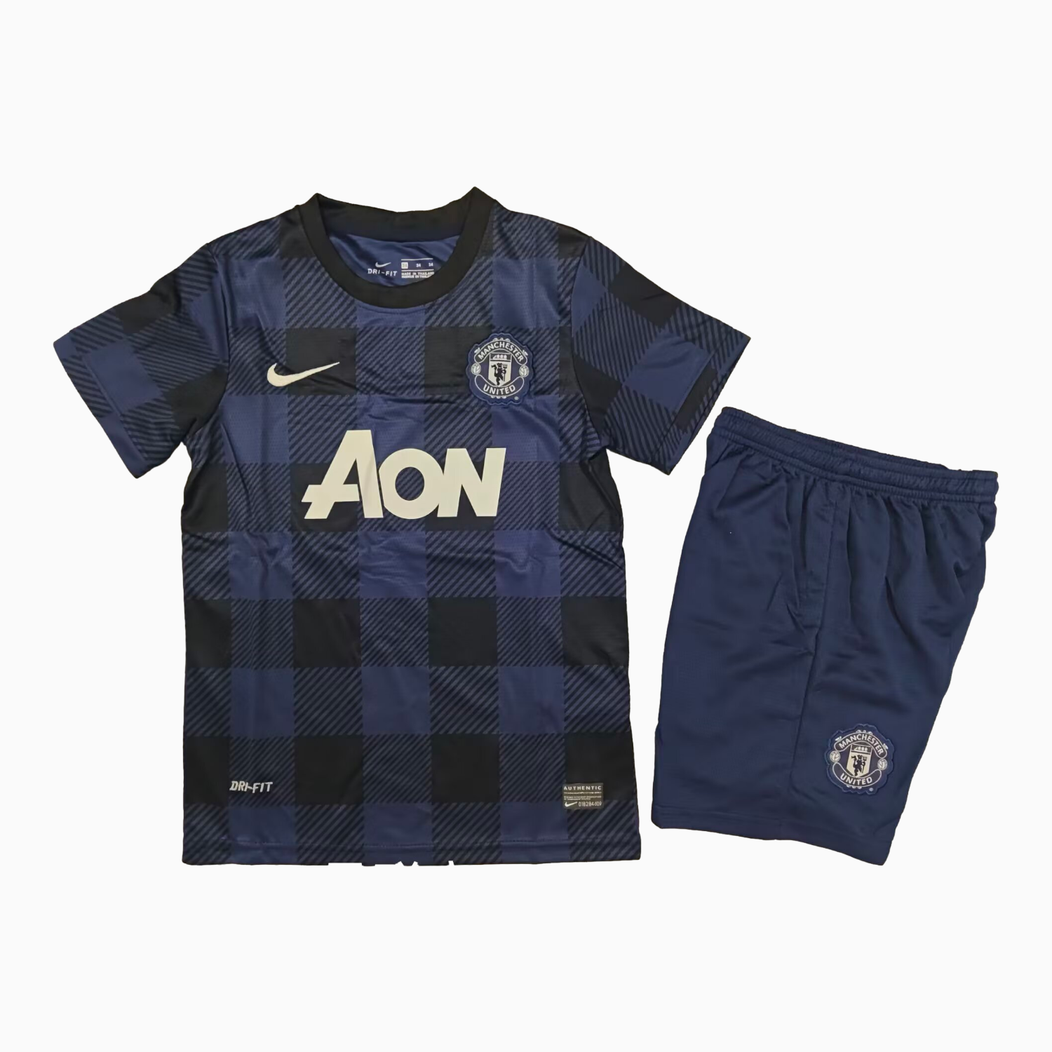 AlphaJersey-Retro Manchester United 2013-14 Away Kids Kit