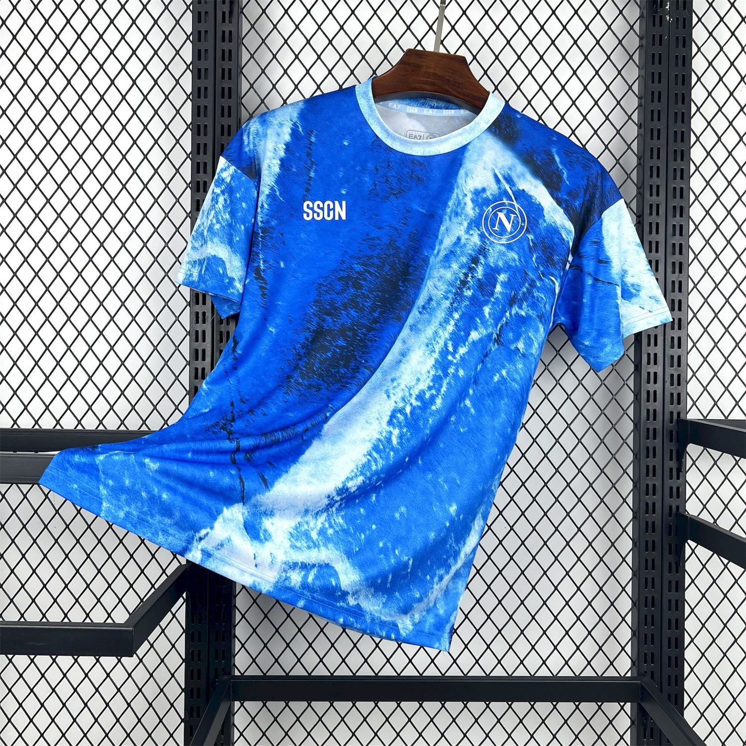 AlphaJersey-Napoli 25-26 Marechiaro Blue Special Jersey - Fans Version