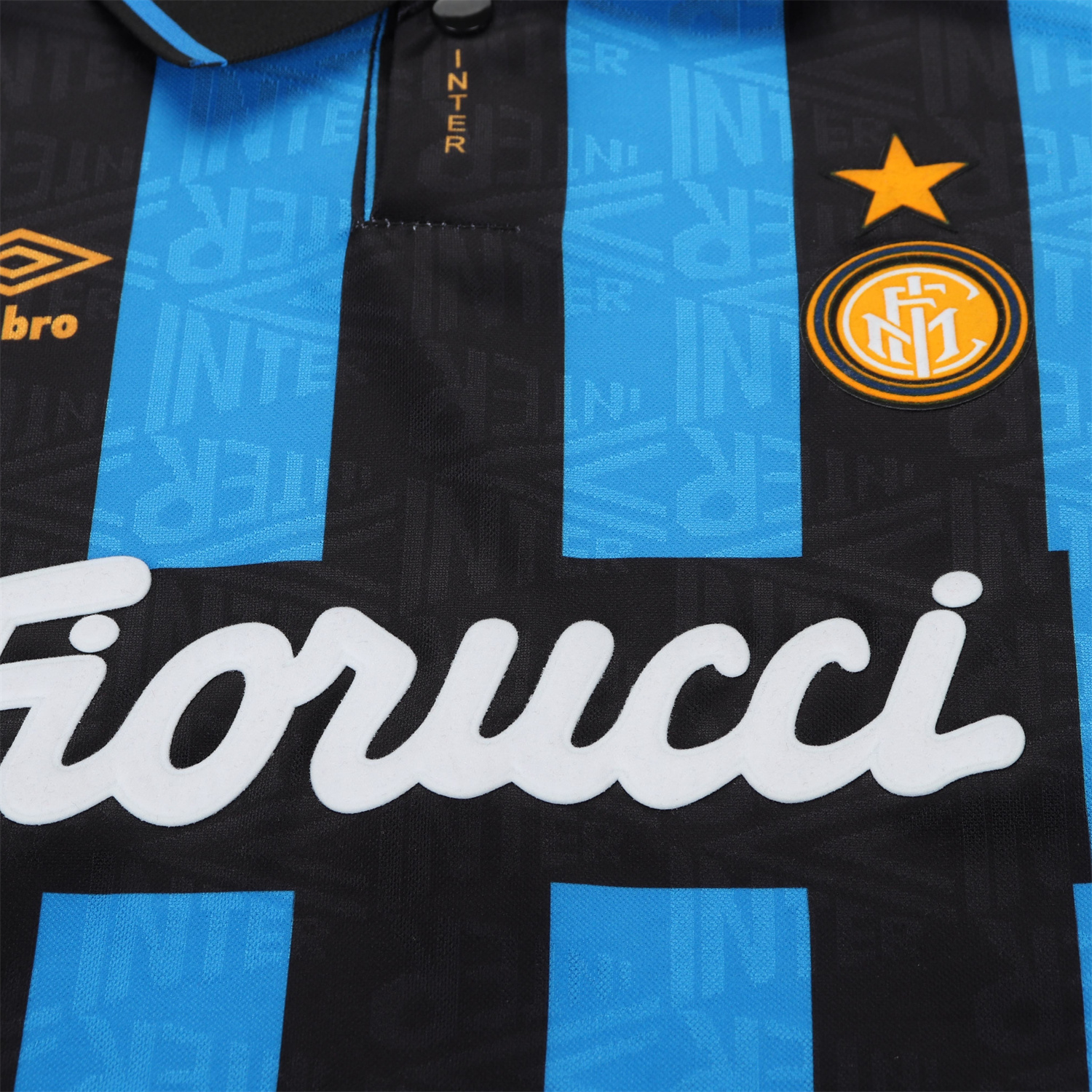 AlphaJersey-Retro Inter Milan 1992-94 Home Kids Kit