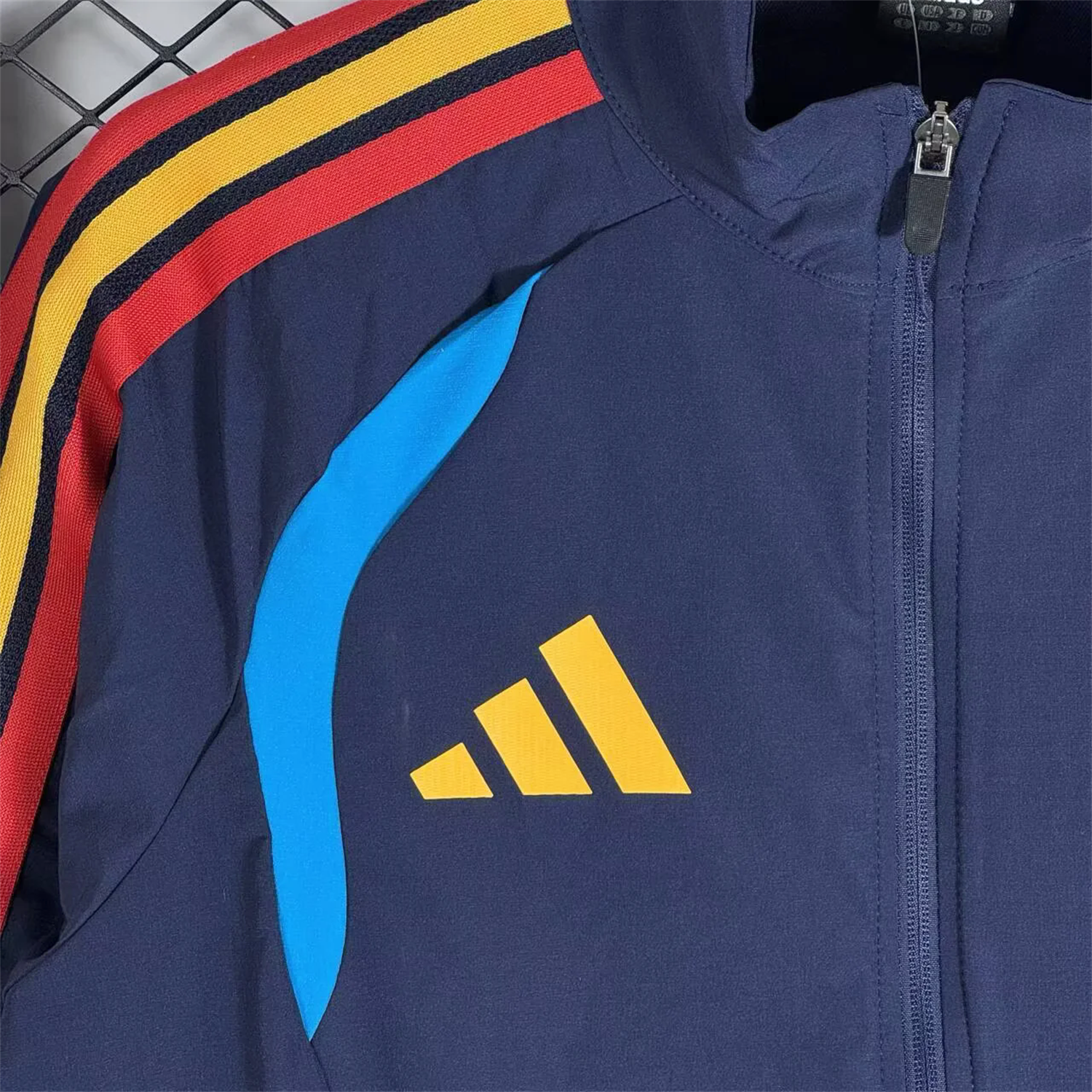 AlphaJersey-Spain 2026 Windbreaker Training Set - Blue Top and Pants