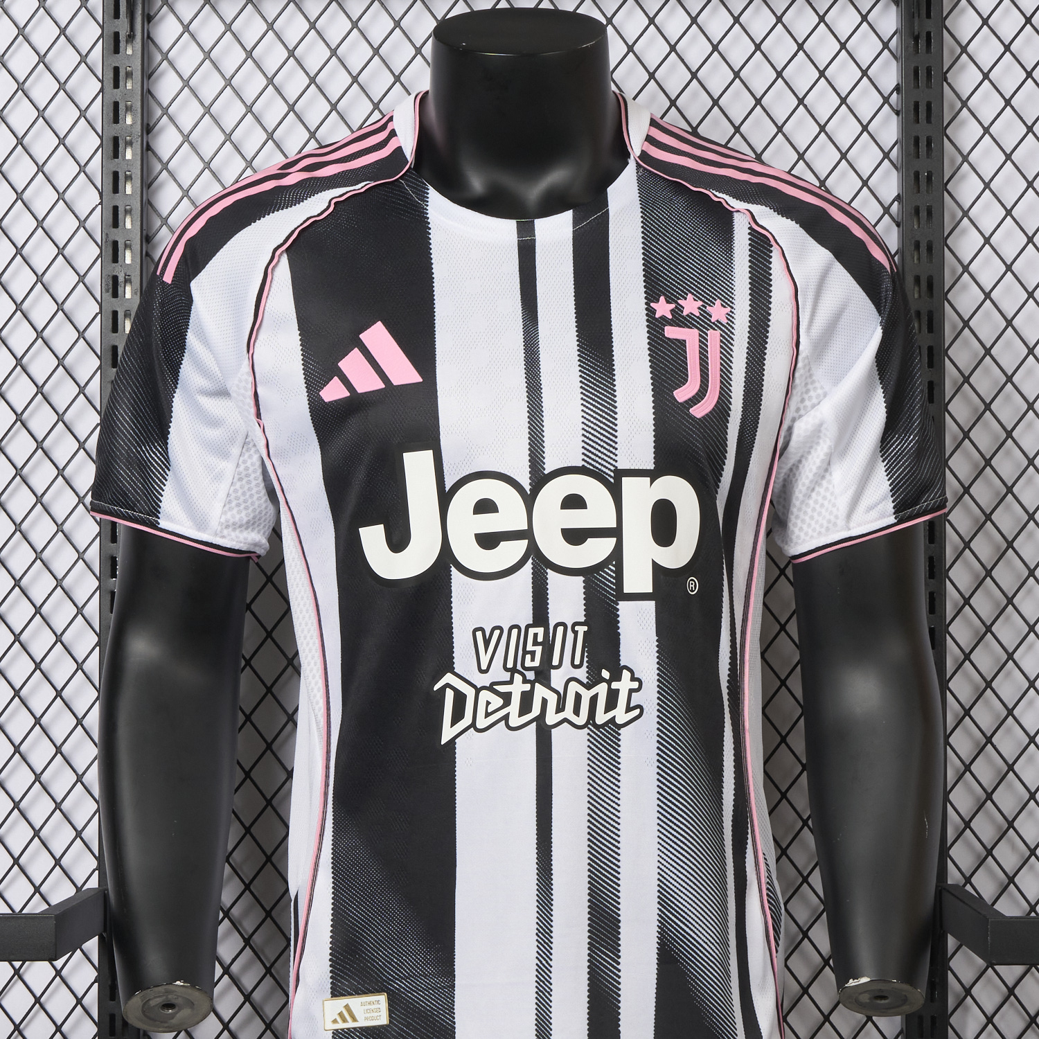 AlphaJersey-Juventus 25-26 Home Jersey With Chest Patch - Player Version