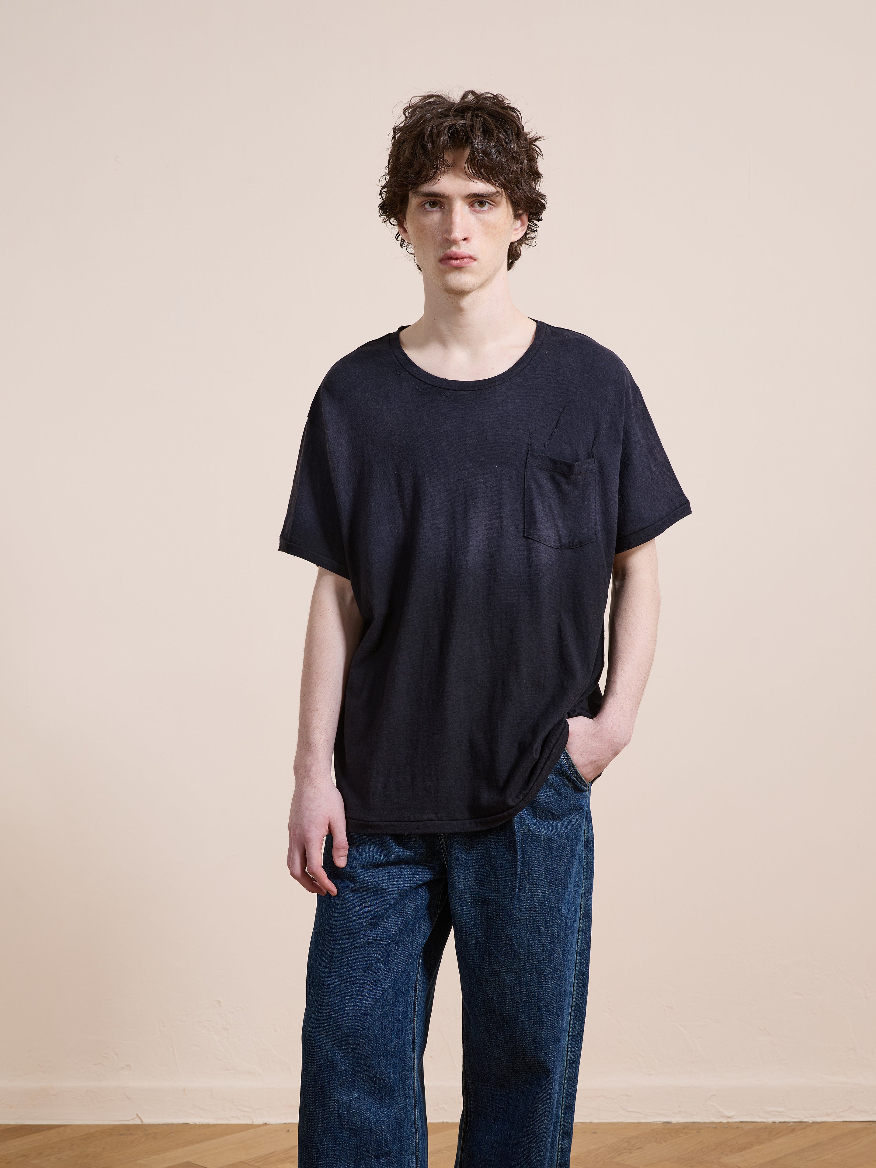 Weathered Pocket Tee | Modern Menswear by yycbvcnbmmnbm