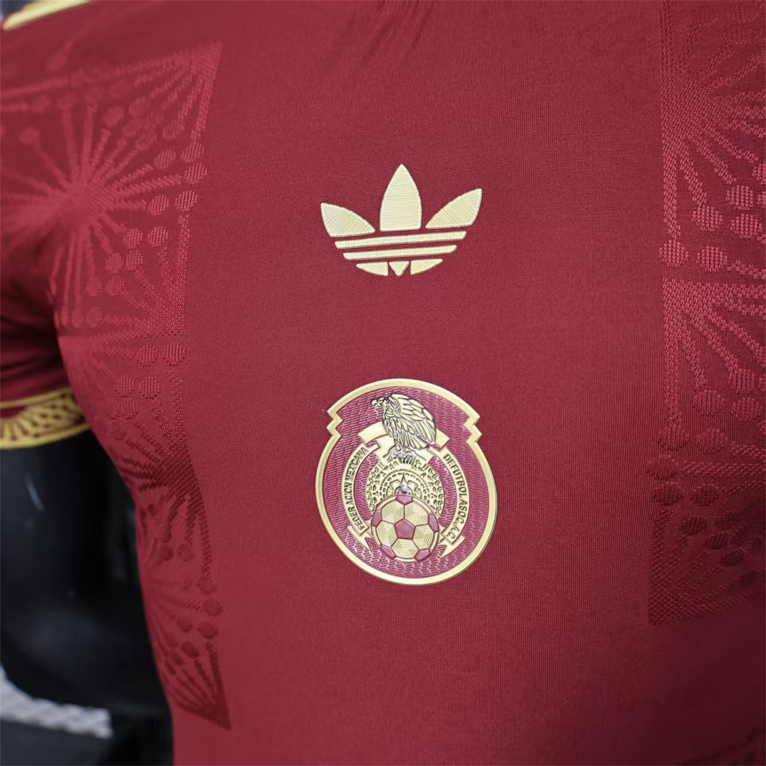 AlphaJersey-Mexico 2025 Round Logo Red Special Edition Jersey - Player Version
