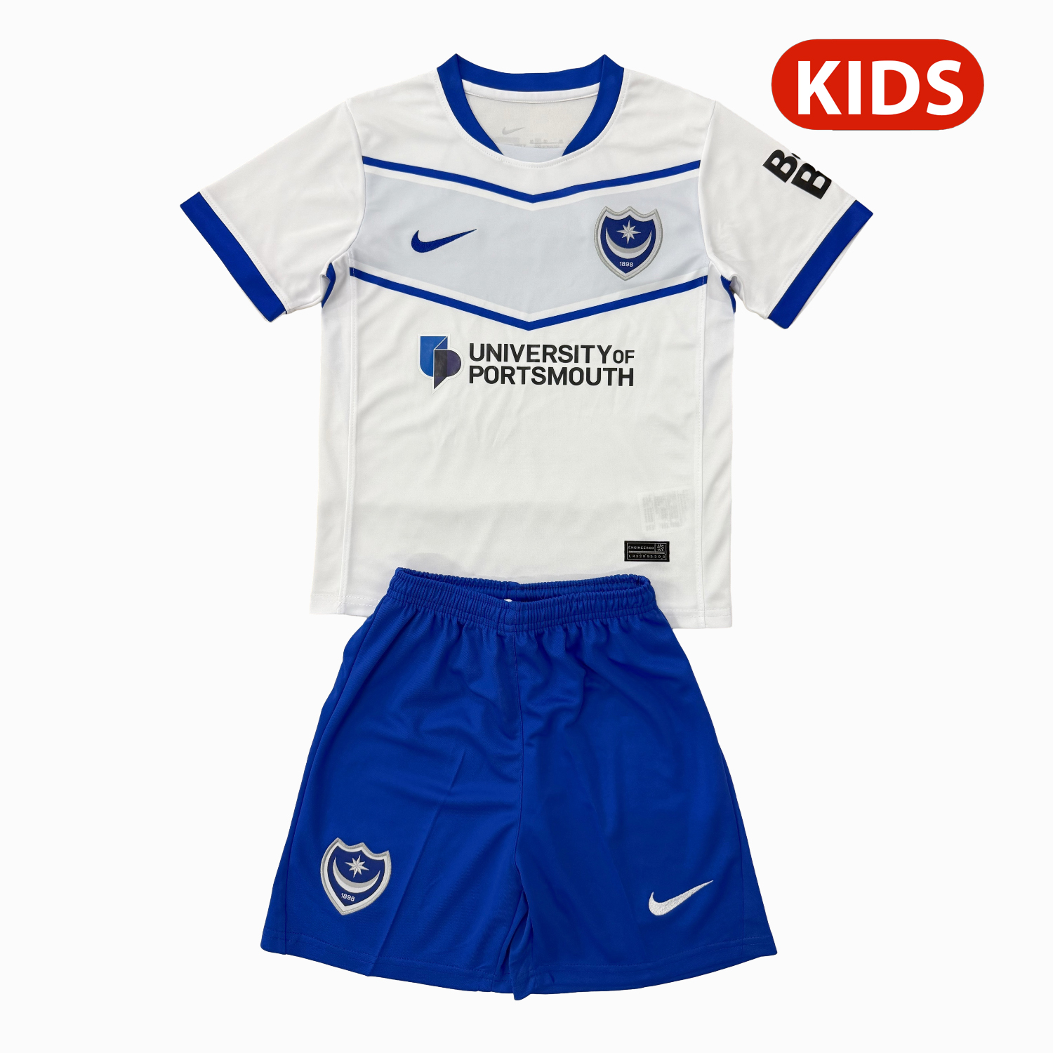 AlphaJersey-Portsmouth 25-26 Away Kids Kit