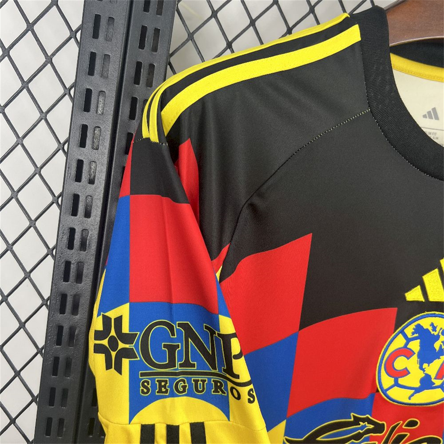AlphaJersey-Club América 25-26 Home Yellow Long Sleeves Jersey - Fans Version
