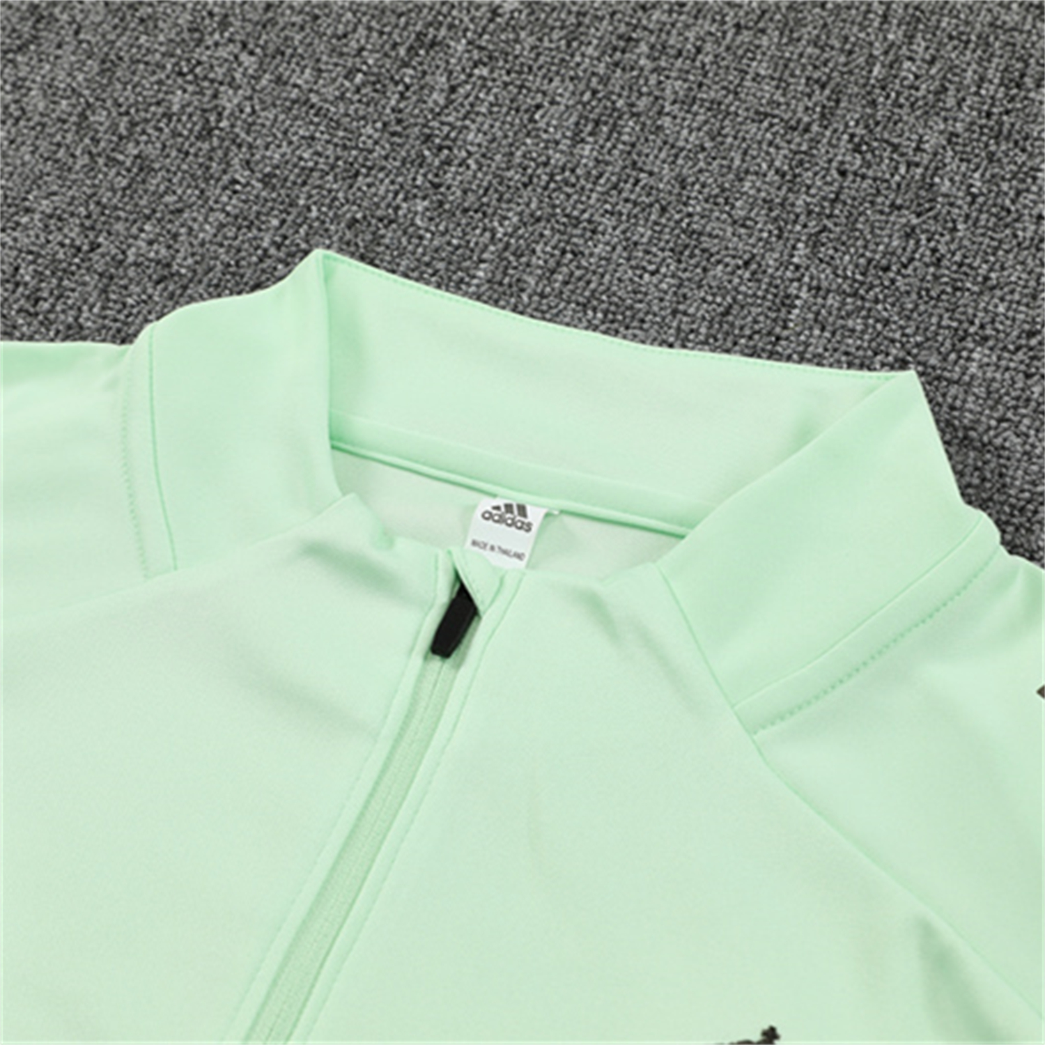 AlphaJersey-Real Madrid 25-26 Kids Long Sleeve Training Set - Light Green Top & Army Green Pants