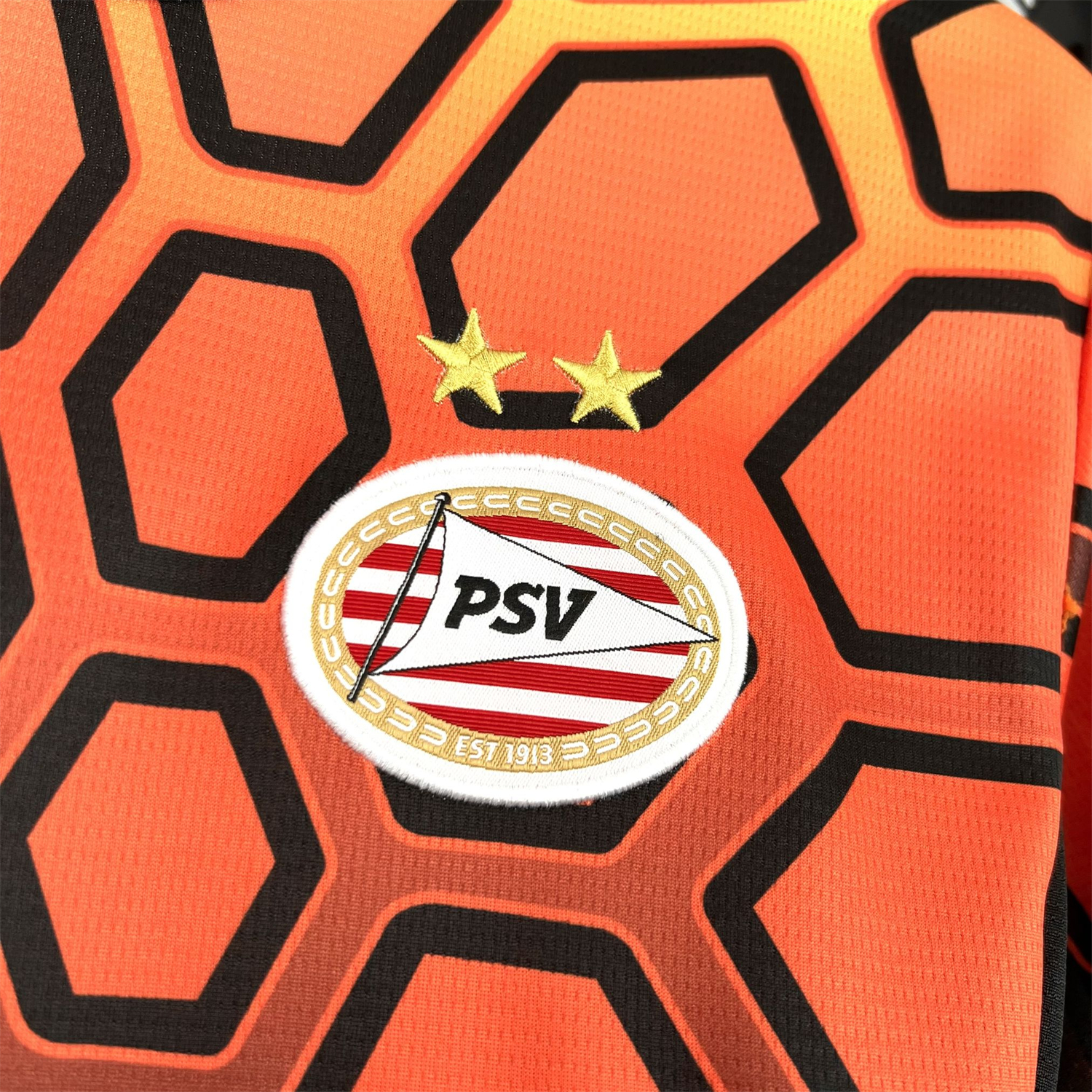 AlphaJersey-PSV Eindhoven 26-27 Orange With Black Special Jersey - Fans Version