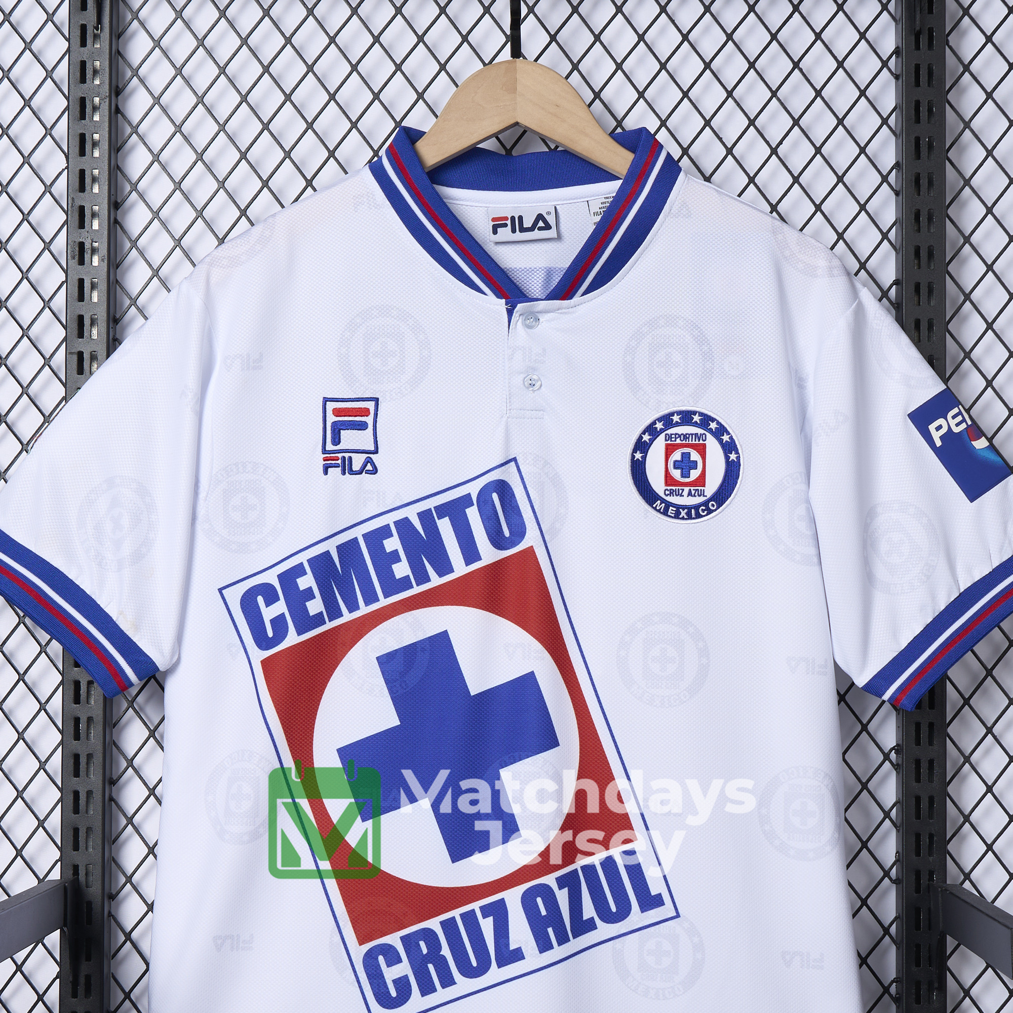 AlphaJersey-Retro Cruz Azul 1998-99 Away Jersey - Fans Version