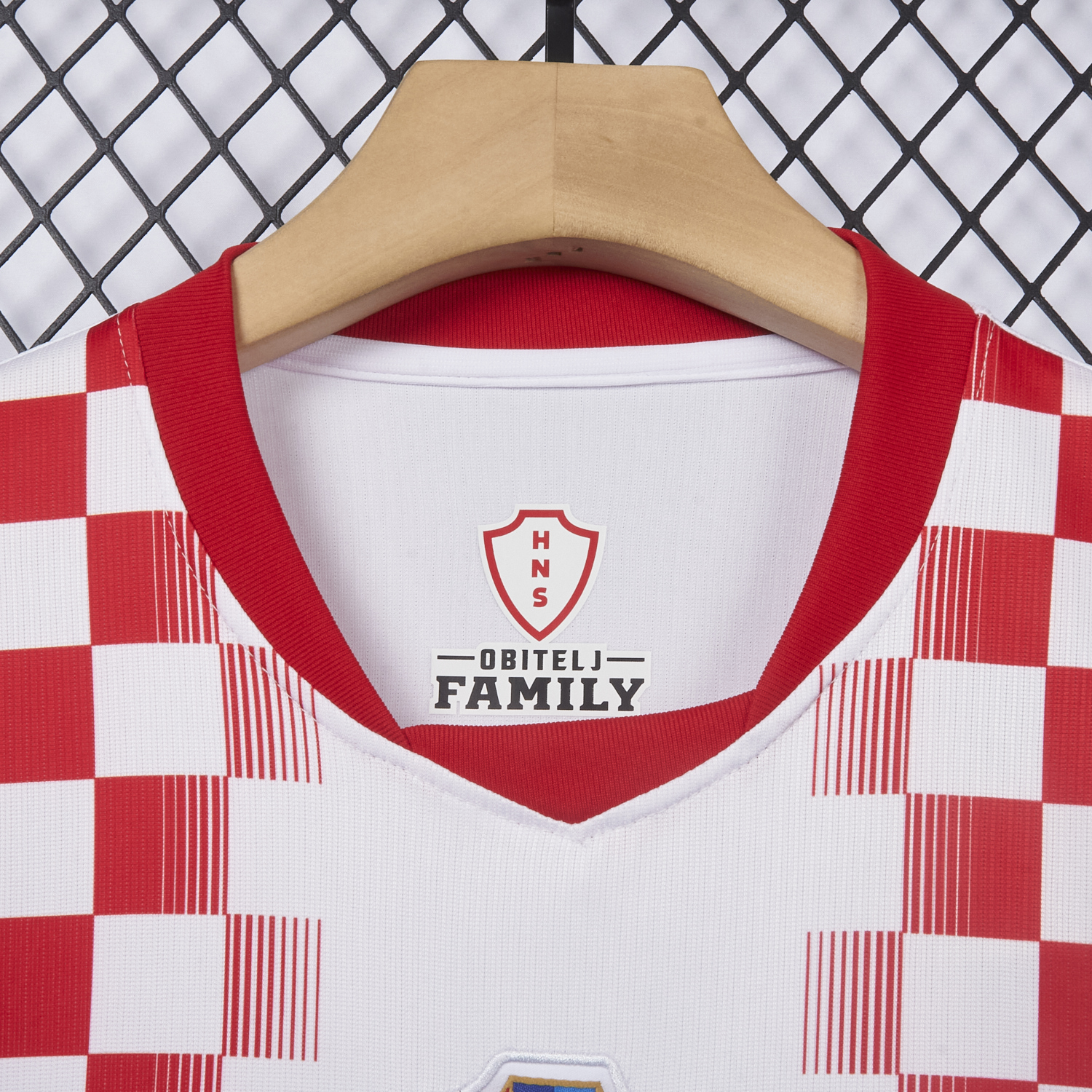 AlphaJersey-Croatia 2026 Home White And Red Jersey - Fans Version