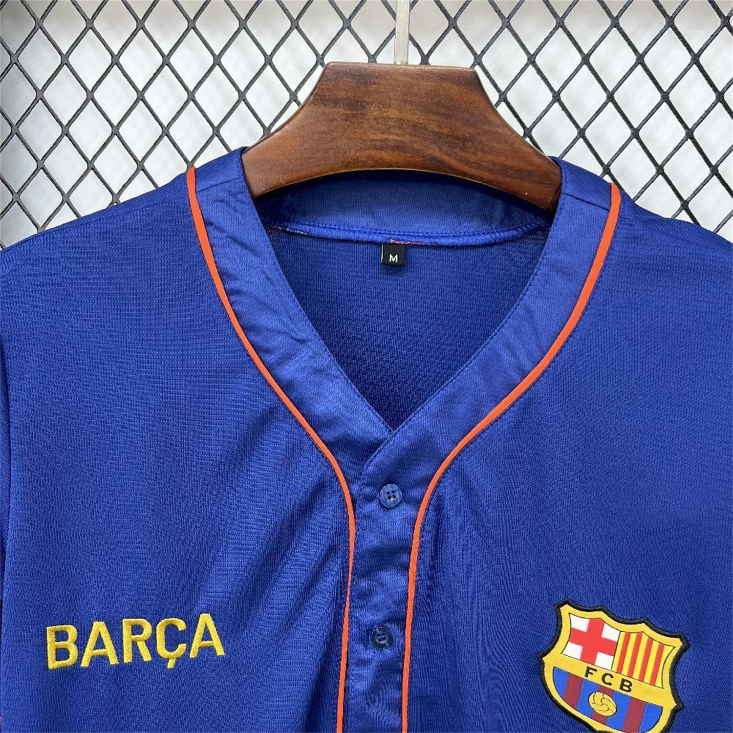 AlphaJersey-Barcelona 25-26 Blue Baseball Jersey