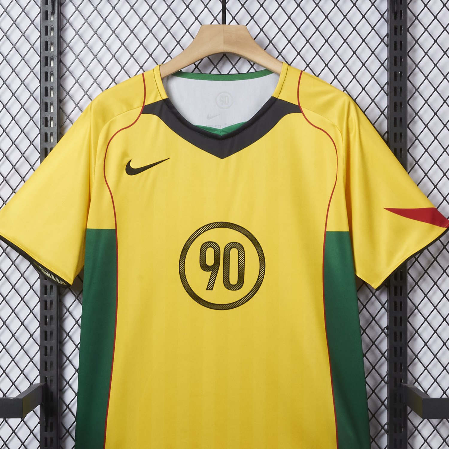 AlphaJersey-Brazil 25-26 Retro Style Total 90 Yellow Jersey - Fans Version