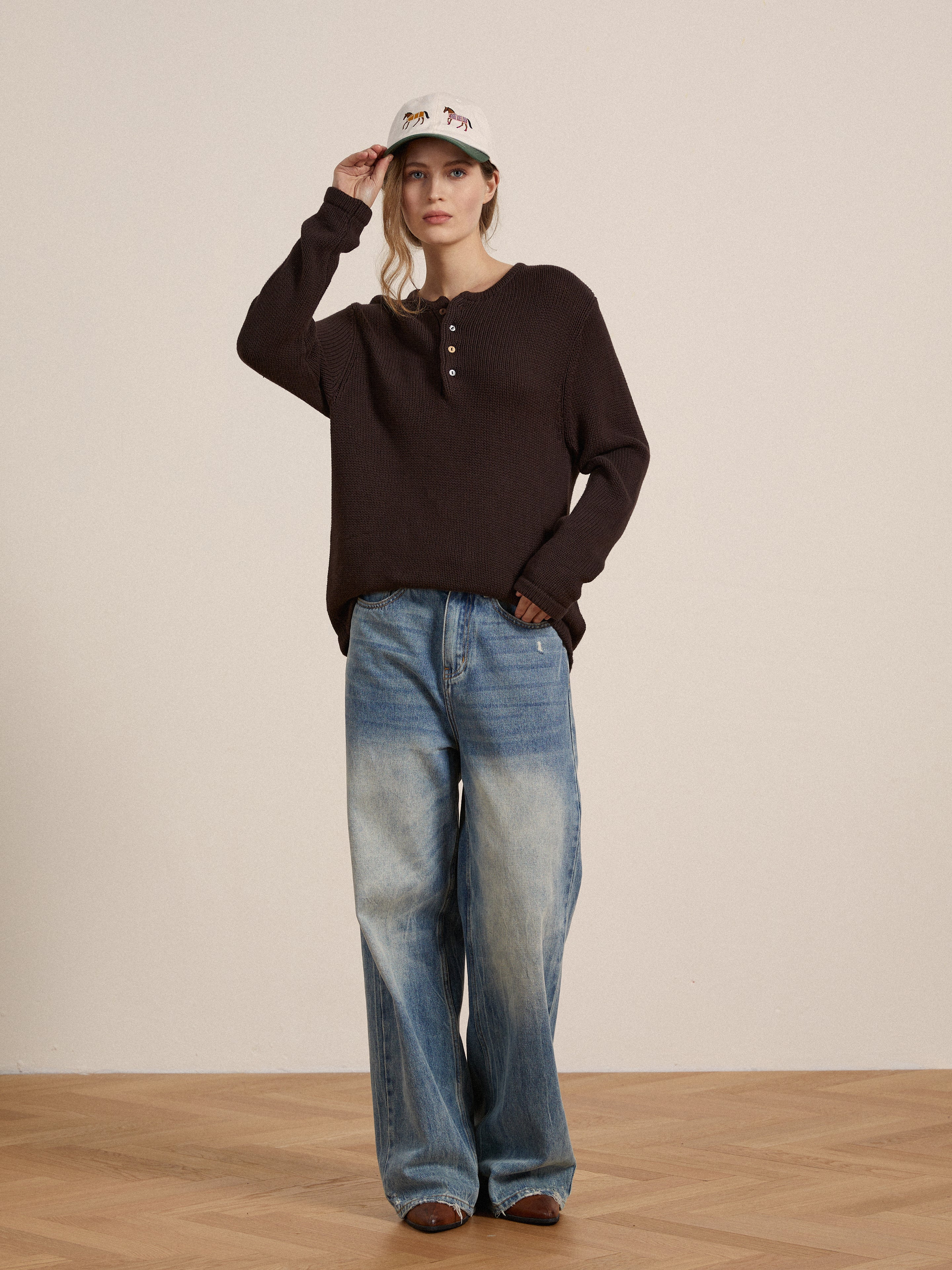 Knit Henley | Modern Menswear by yycbvcnbmmnbm