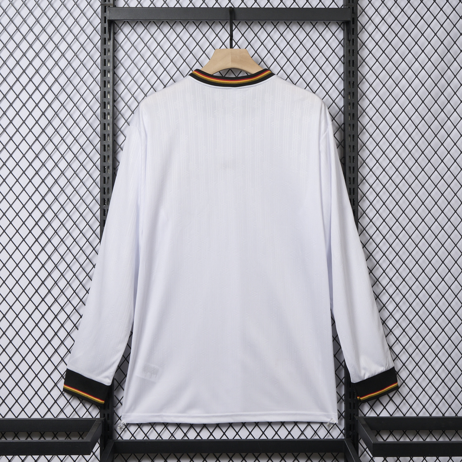 AlphaJersey-Retro Germany 1996 Home Long Sleeves Jersey