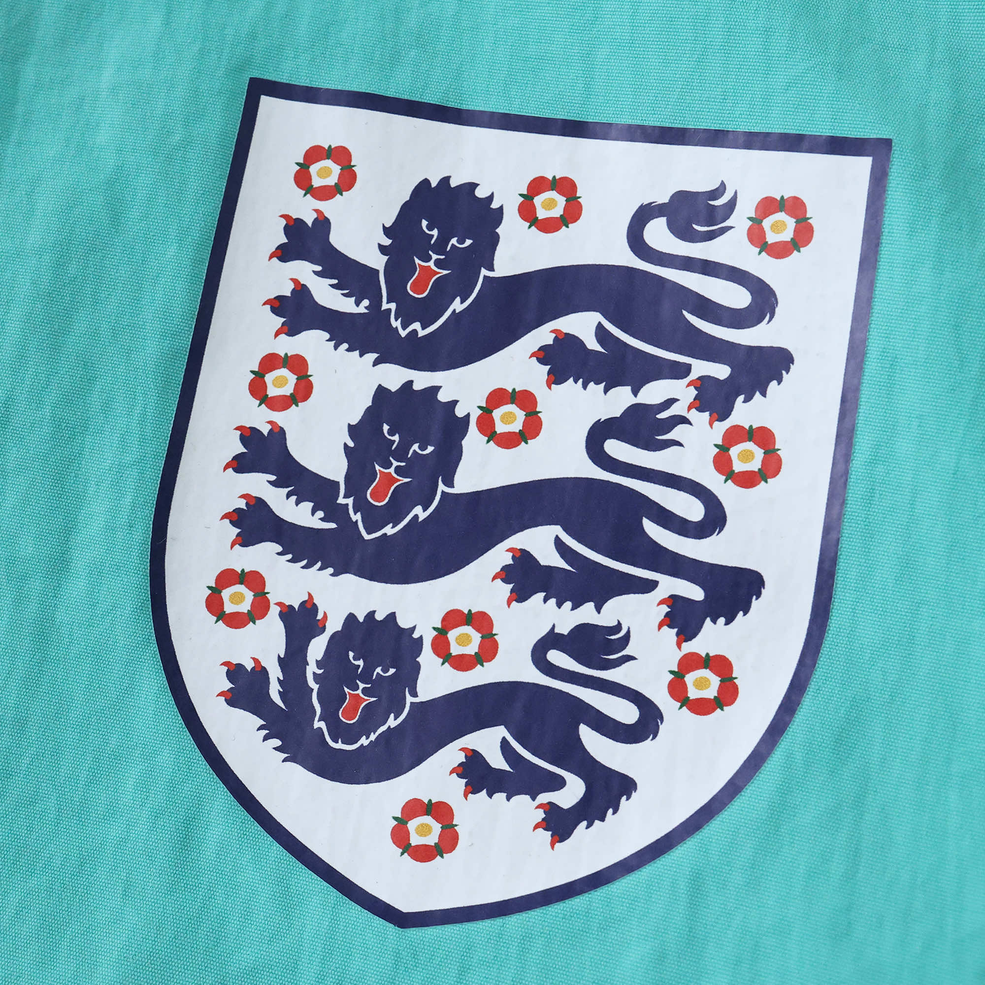 AlphaJersey-Retro England 1992 Third Double Sided Reversible Windbreaker - Blue & Green