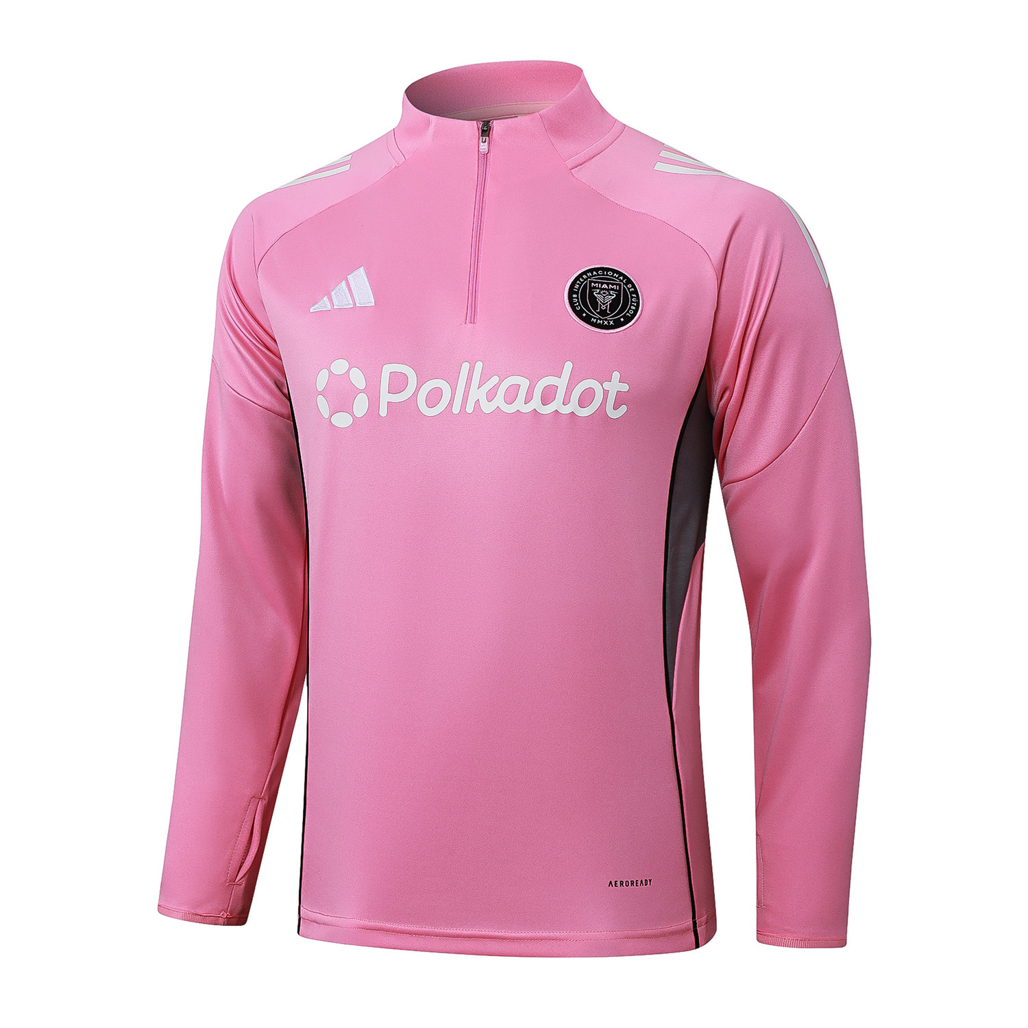 AlphaJersey-INT M.A.M 25-26 Long Sleeves Training Set - Pink Top & Black Pants