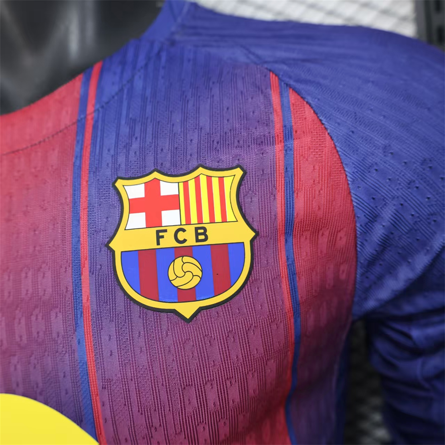 AlphaJersey-Barcelona 25-26 Home Long Sleeves Jersey (Leaked Version 2) - Player Version