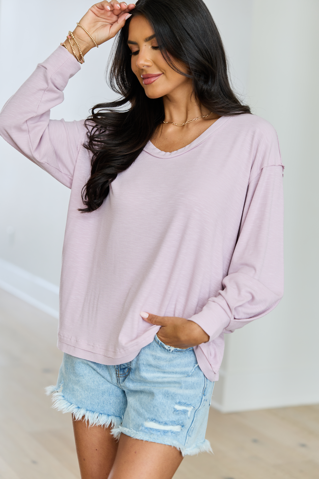 Kendall Mauve Scoop Neck Tunic | Elegant Women's Fashion by coolavocek