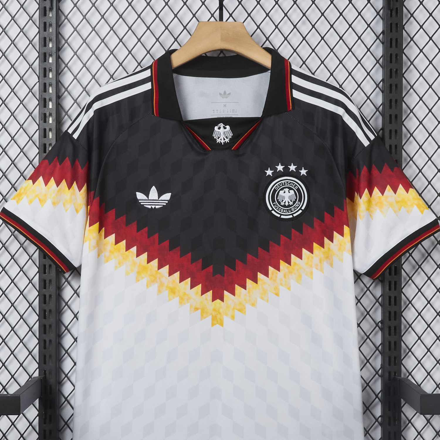 AlphaJersey-Germany 2026 Black And White V-Shaped Design Special Jersey - Fans Version