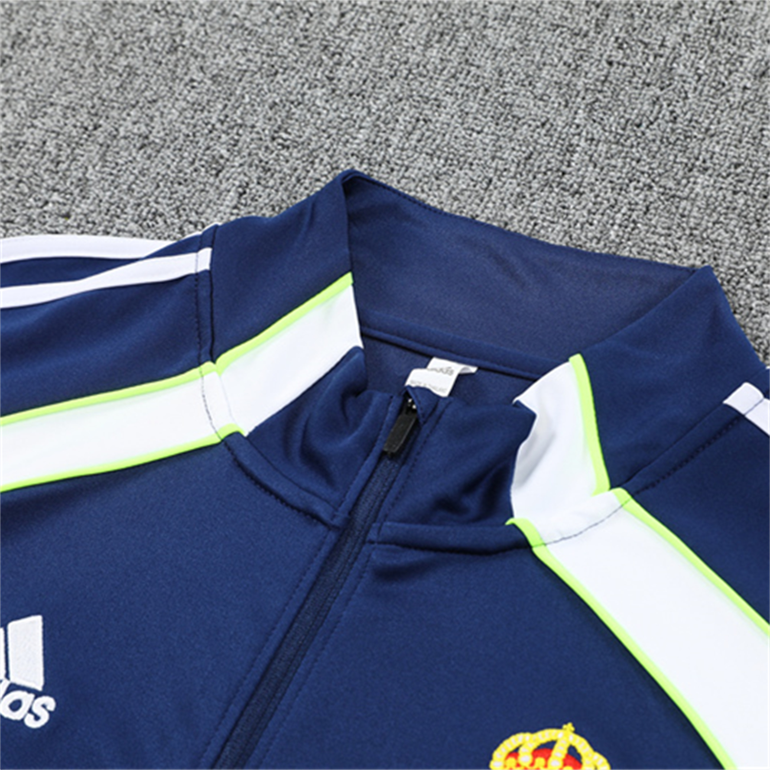 AlphaJersey-Real Madrid 25-26 Long Sleeve Training Set - Throwback Royal Blue Top and Pants