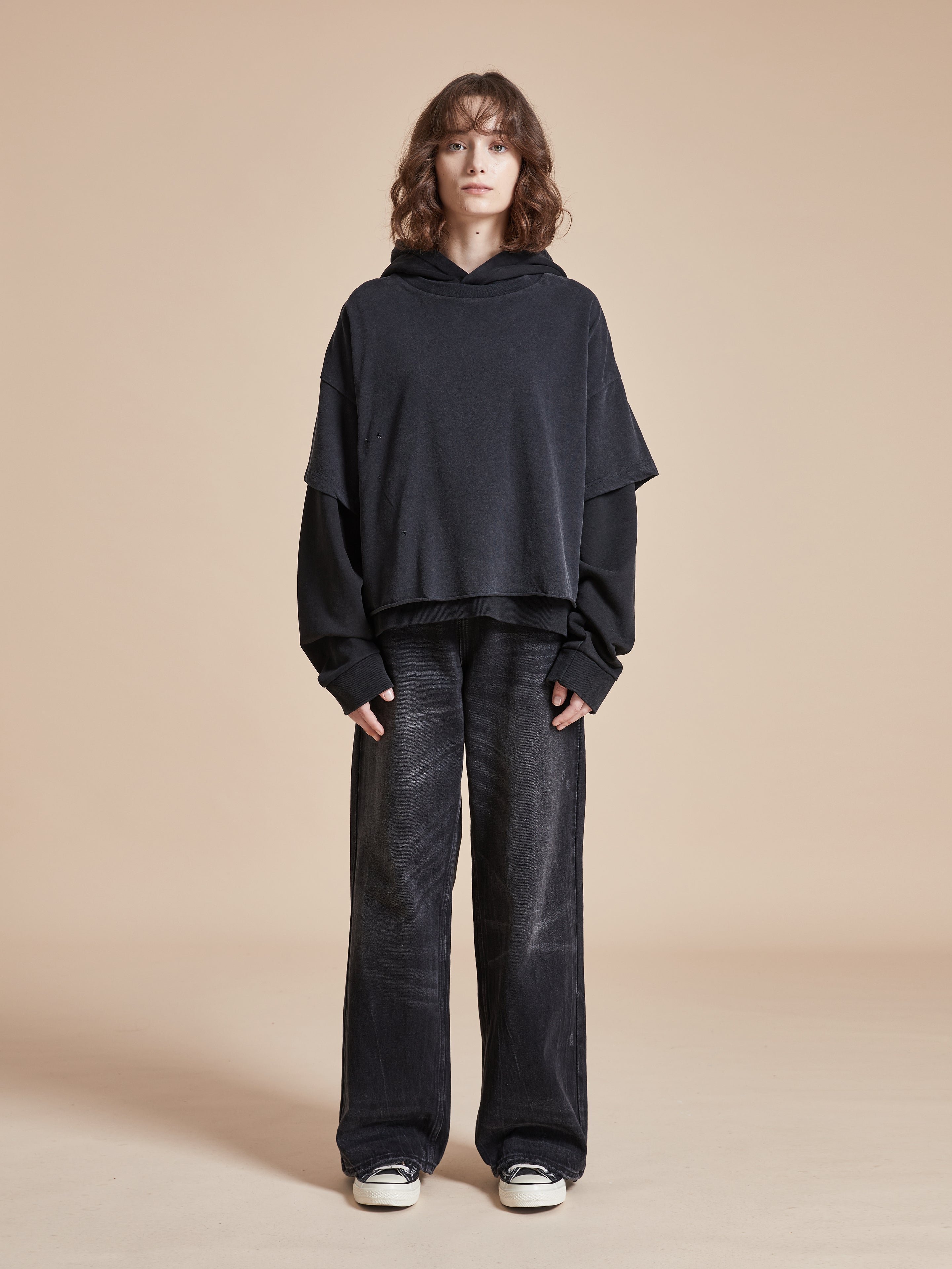 Double Layer Hoodie | Modern Menswear by yycbvcnbmmnbm