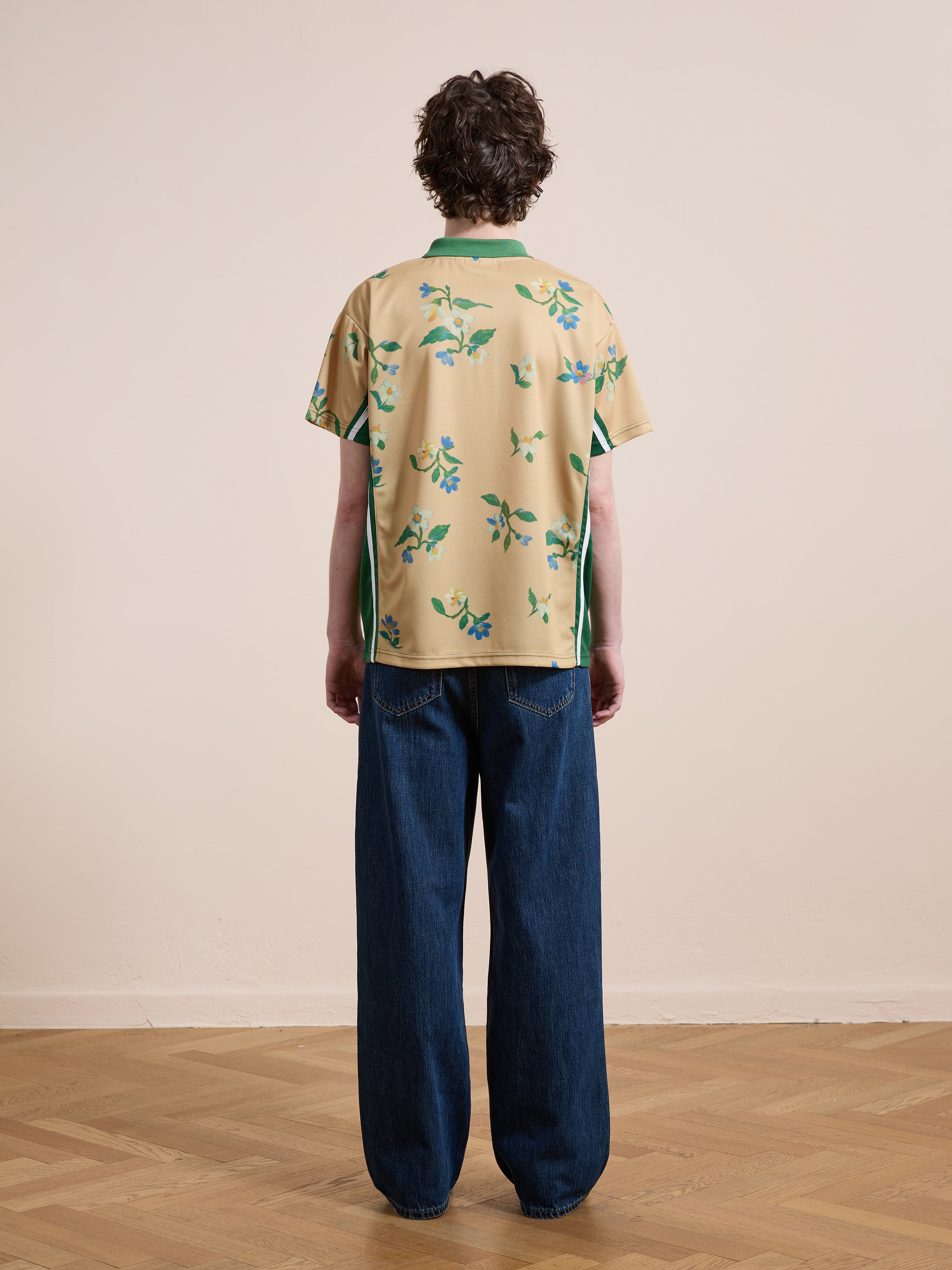 Floral Polo Jersey | Modern Menswear by yycbvcnbmmnbm