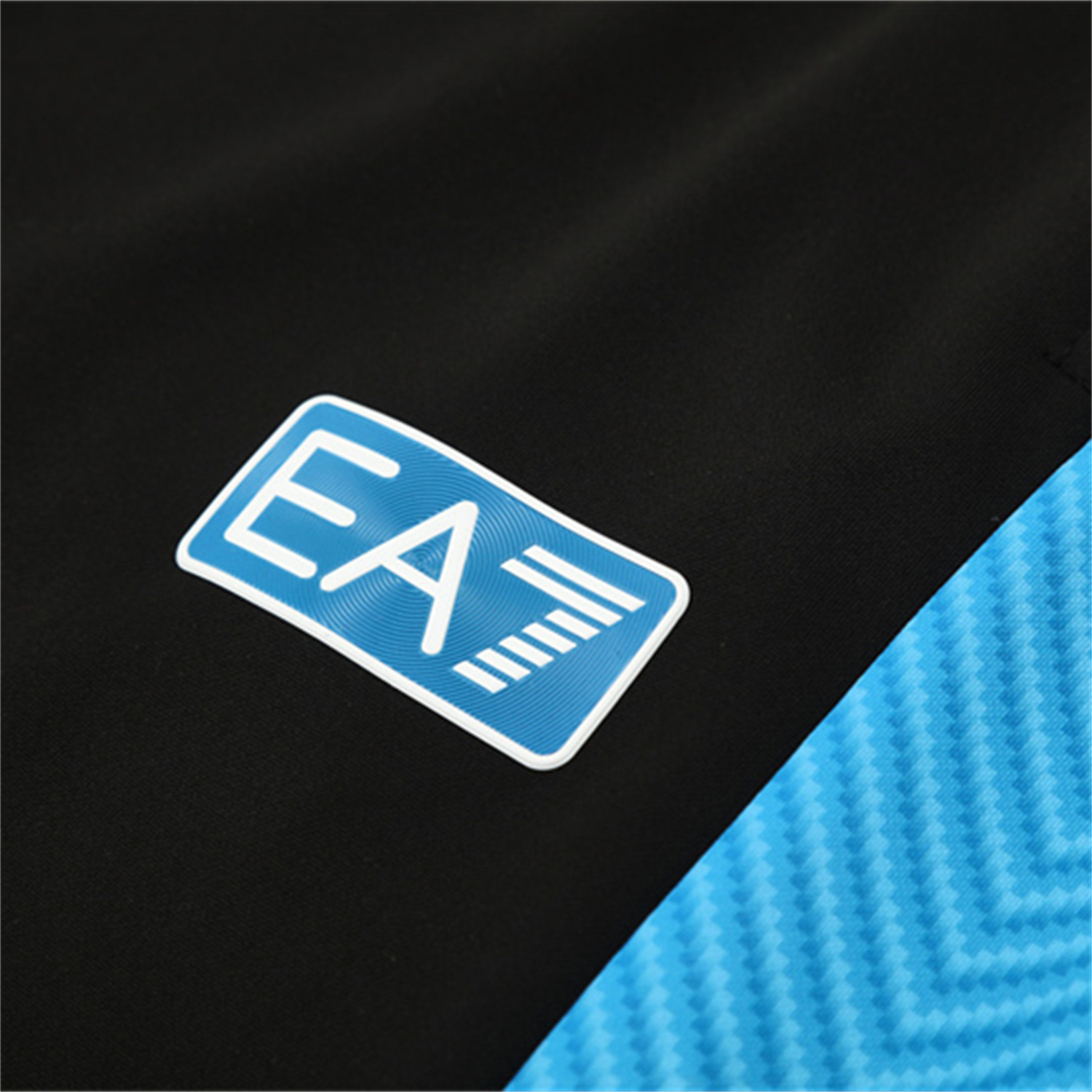 AlphaJersey-Napoli 25-26 Kids Long Sleeve Training Set - Gray Mecha Top & Black Pants