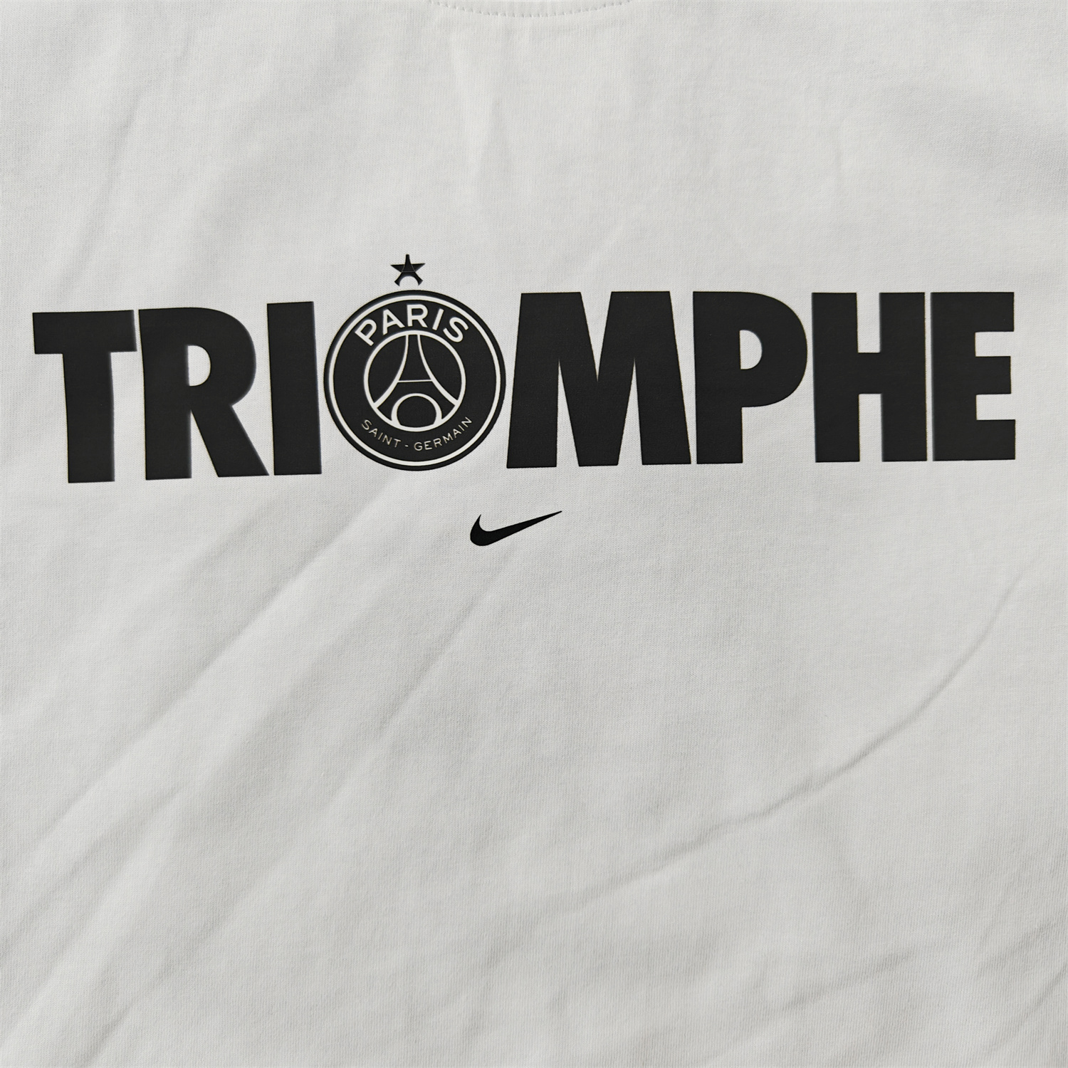 AlphaJersey-Paris Saint-Germain PSG 2025 Champions League Commemorative White T-shirt