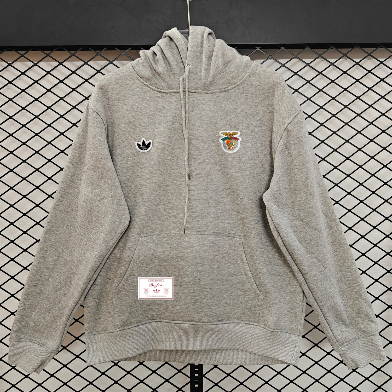 AlphaJersey-Benfica 25-26 Originals Terrace Icon Unisex Pullover Hoodie