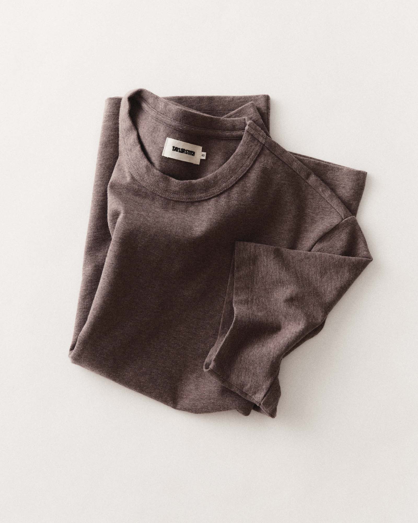 The Organic Cotton Shop Tee in Plum Twist | Modern Menswear by yycbvcnbmmnbm