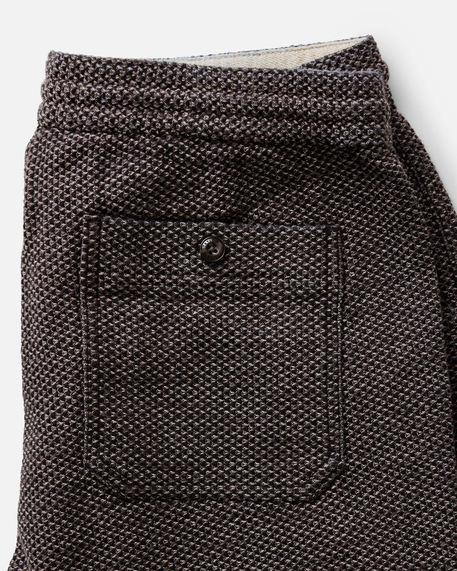 The Breakwater Pant in Charcoal Sashiko | Modern Menswear by yycbvcnbmmnbm