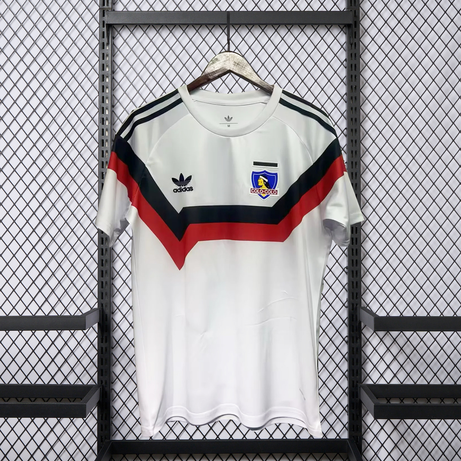 AlphaJersey-Colo Colo 25-26 Retro Style White Jersey - Fans Version