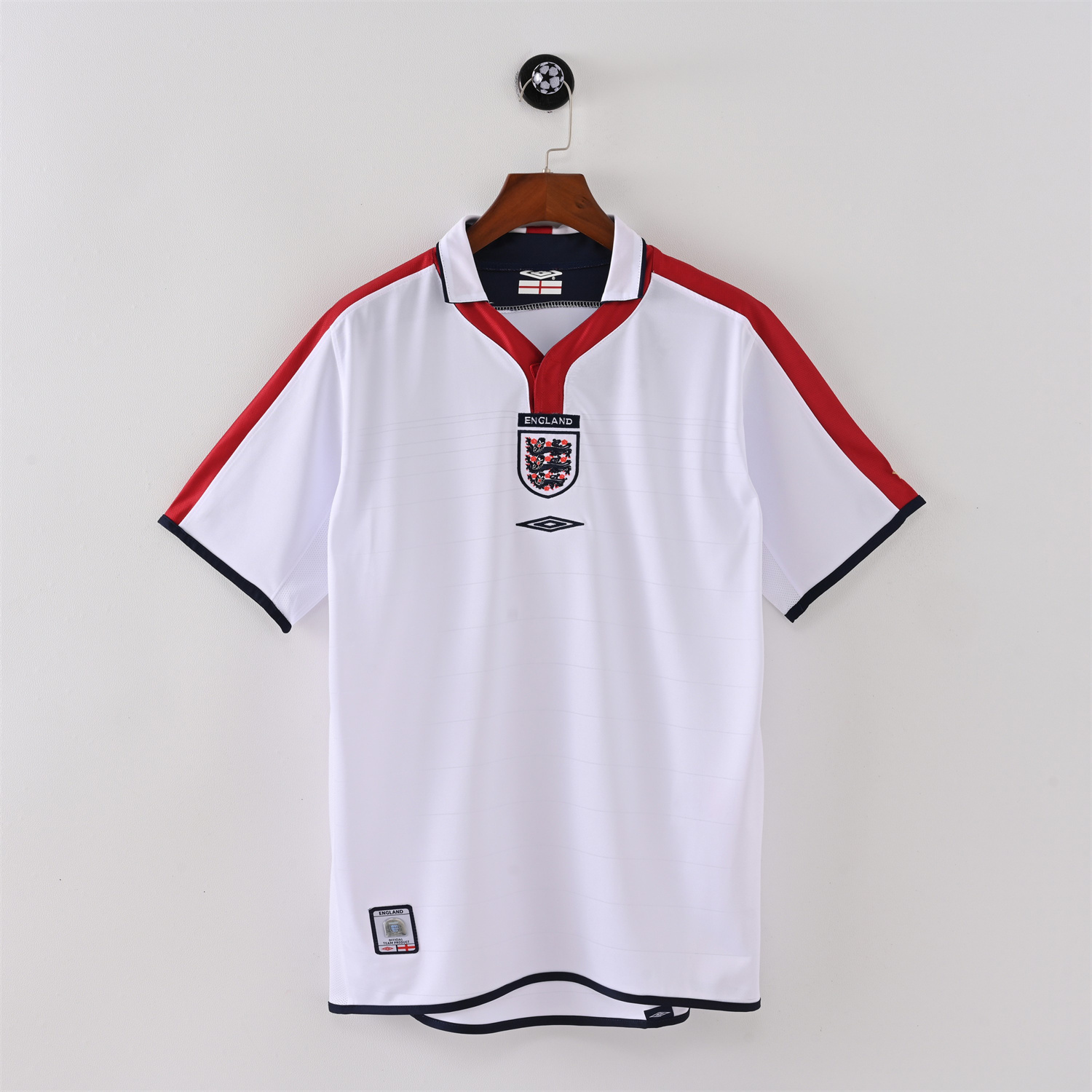 AlphaJersey-Retro England 2004 Home White Jersey