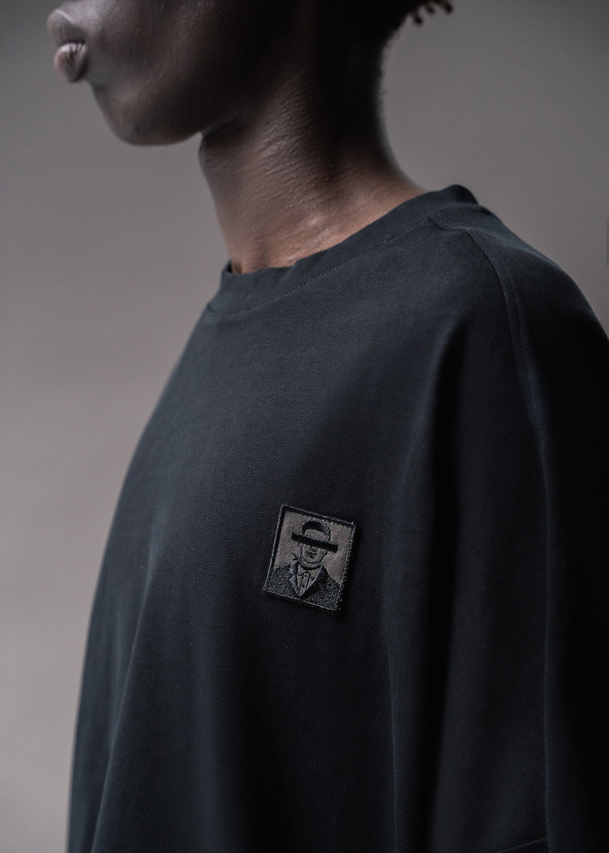 Italian Aviator Tee Black | Modern Menswear by yycbvcnbmmnbm