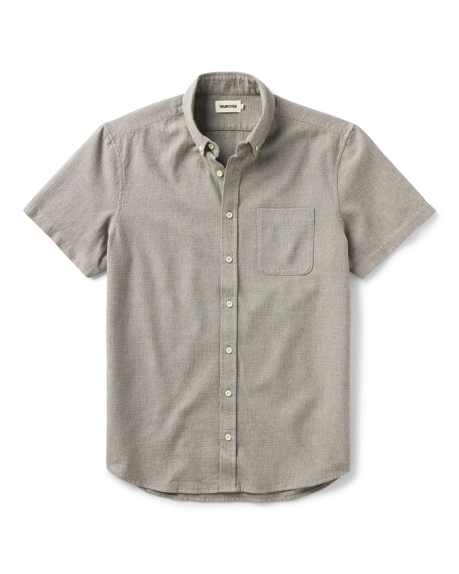 The Short Sleeve Jack in Fern Twist Waffle | Modern Menswear by yycbvcnbmmnbm
