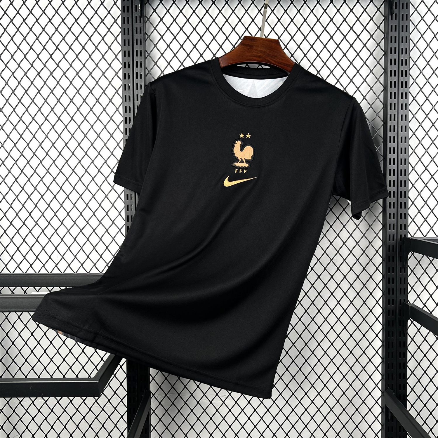 AlphaJersey-France 2026 World Cup Goalkeeper Black Jersey - Fans Version